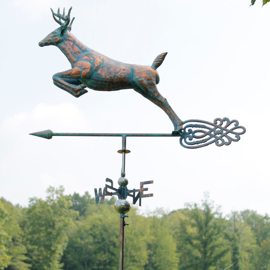 Marshall Home Garden Deer Weathervane Wayfair