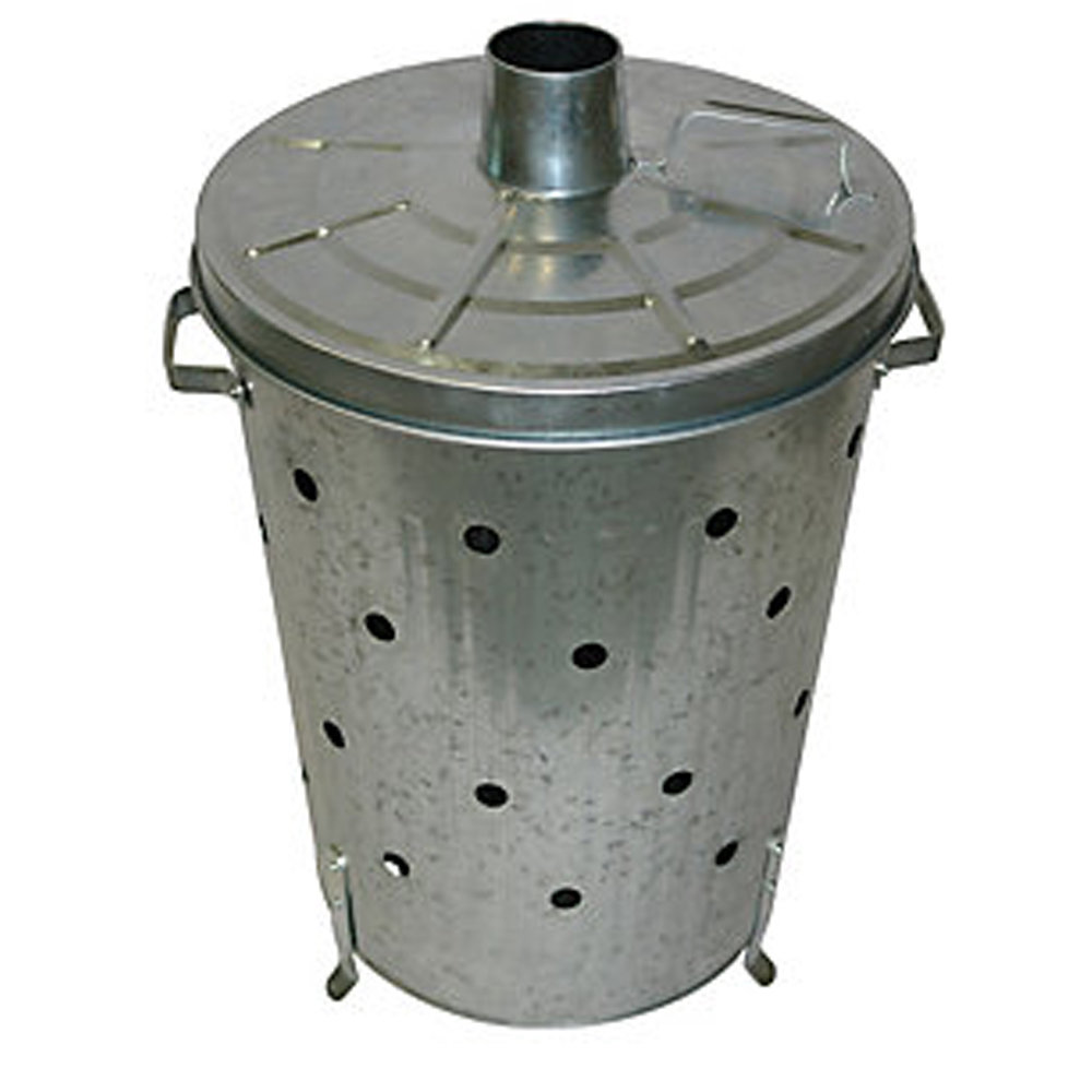 Wildon Home 75Litre Garden Fire Bin Dustin Rubbish Waste Burner