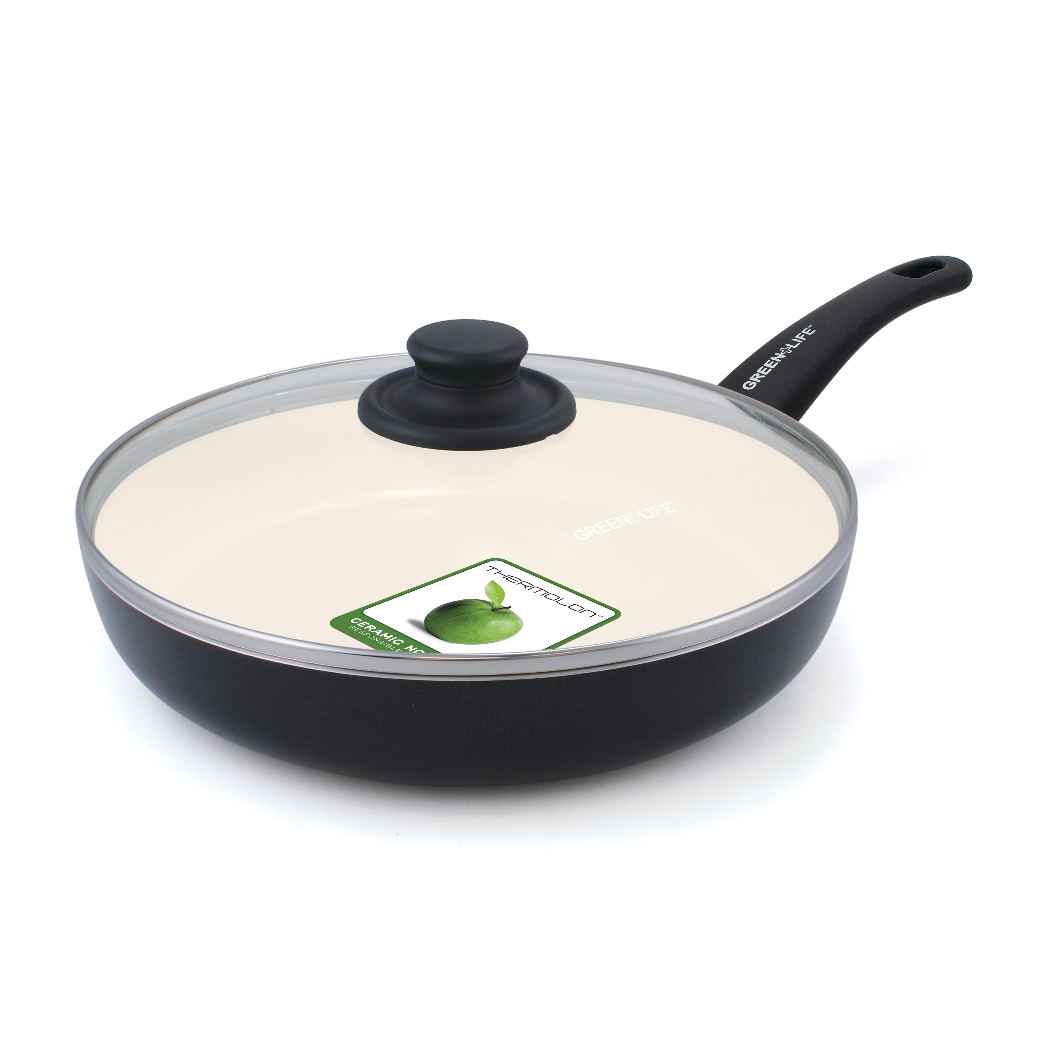 GreenLife Soft Grip 12" NonStick Frying Pan with Lid & Reviews Wayfair