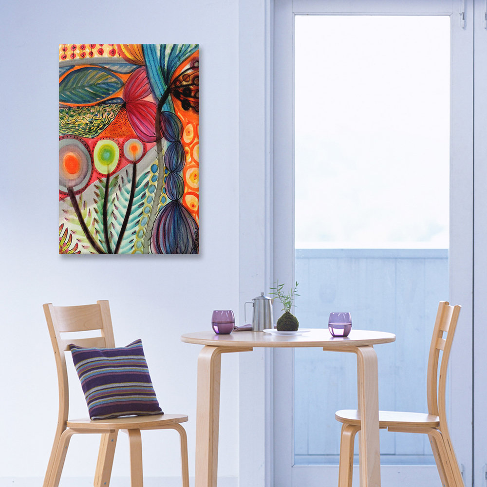 East Urban Home Vivaces by Sylvie Demers Graphic Art on Wrapped Canvas & Reviews Wayfair