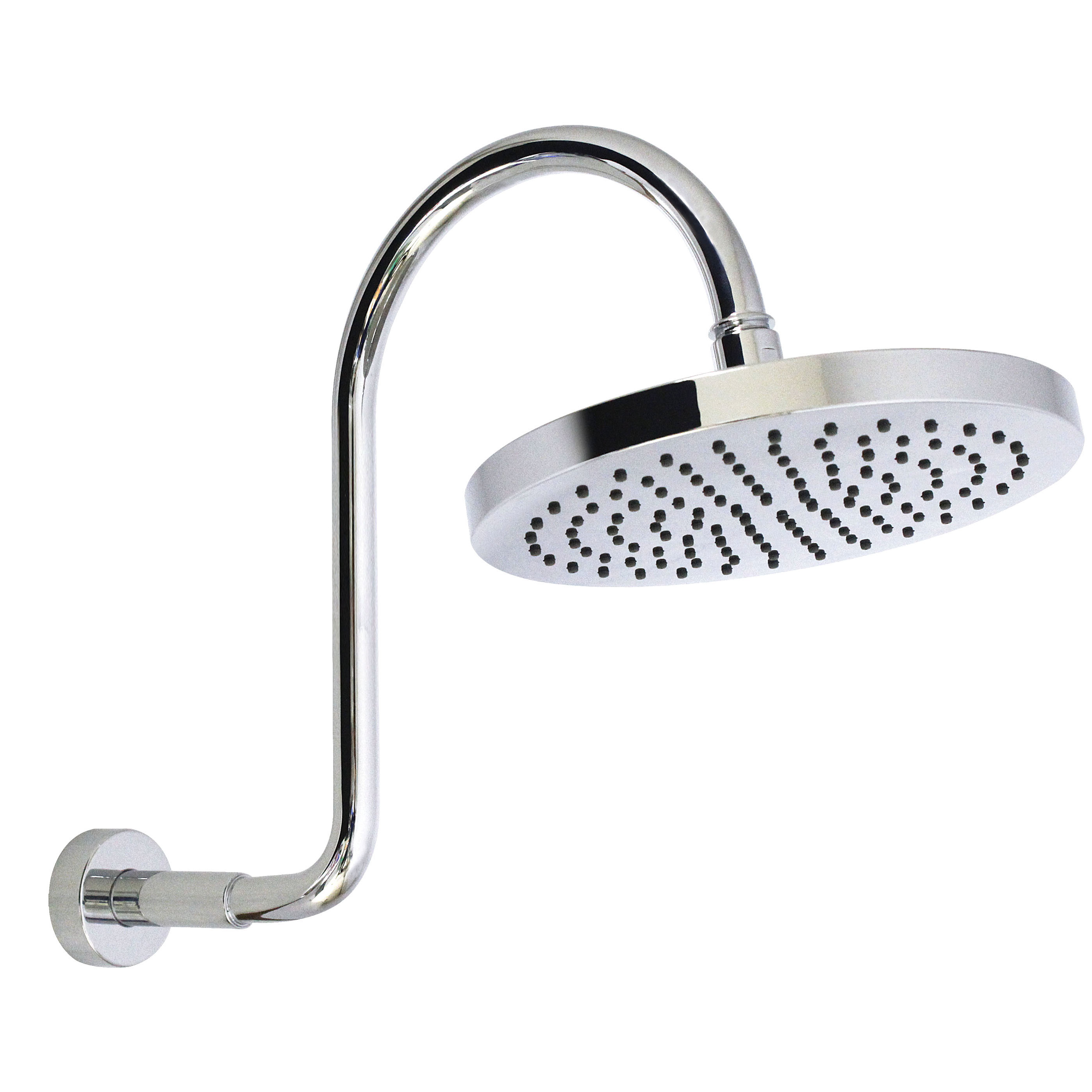 Modona Square 2.5 GPM Shower Head and Shower Arm with Flange & Reviews