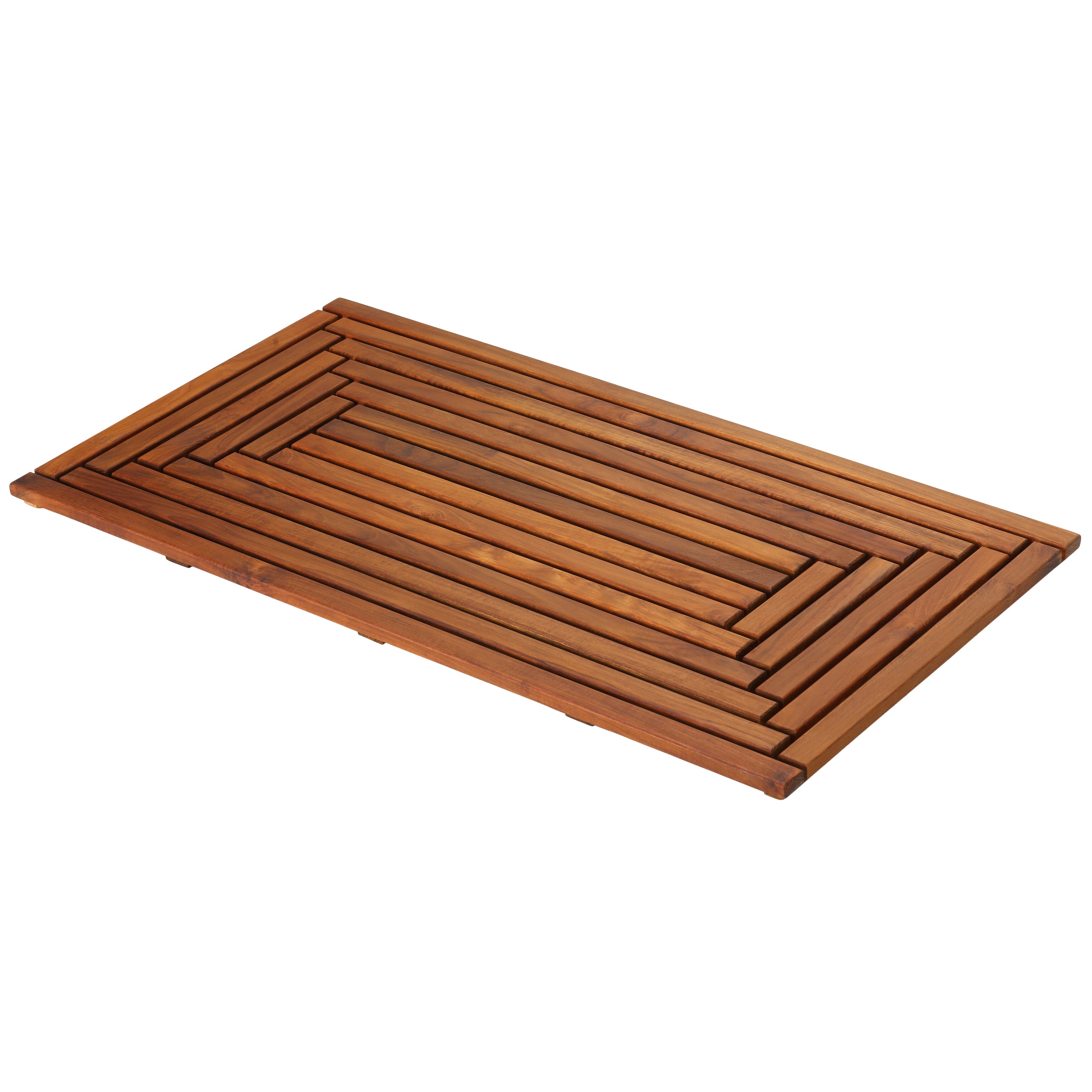 BareDecor Solid Teak Wood Shower Mat & Reviews | Wayfair.ca