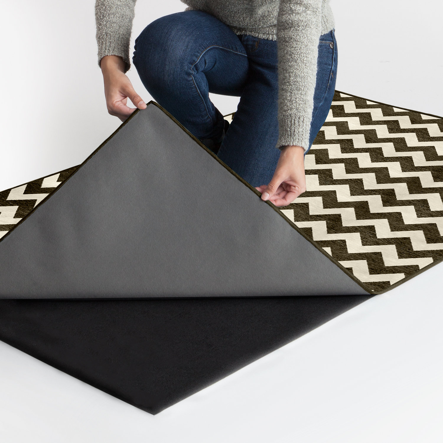 Ruggable Black and White Area Rug Wayfair