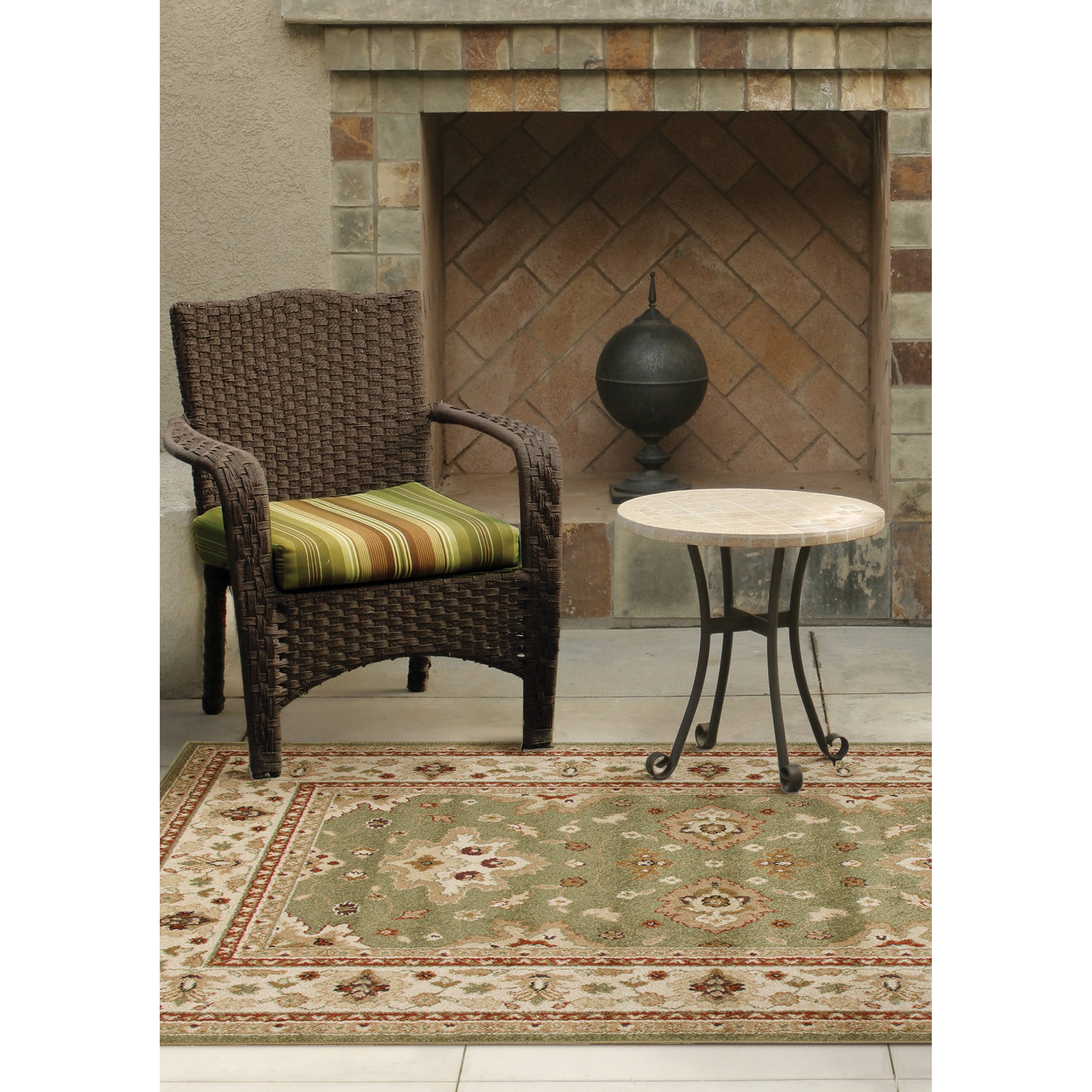 Threadbind Montrose Green Indoor/Outdoor Area Rug & Reviews Wayfair