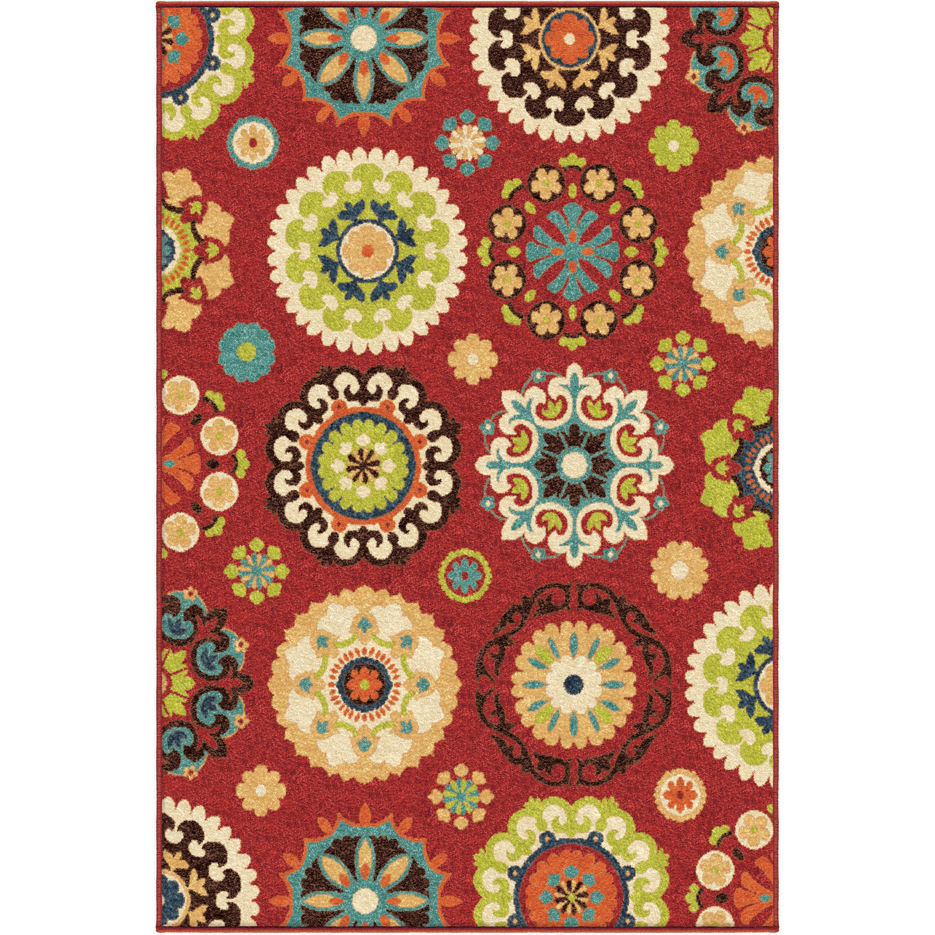 Threadbind Tyson Hubbard Brick Red Indoor/Outdoor Area Rug & Reviews