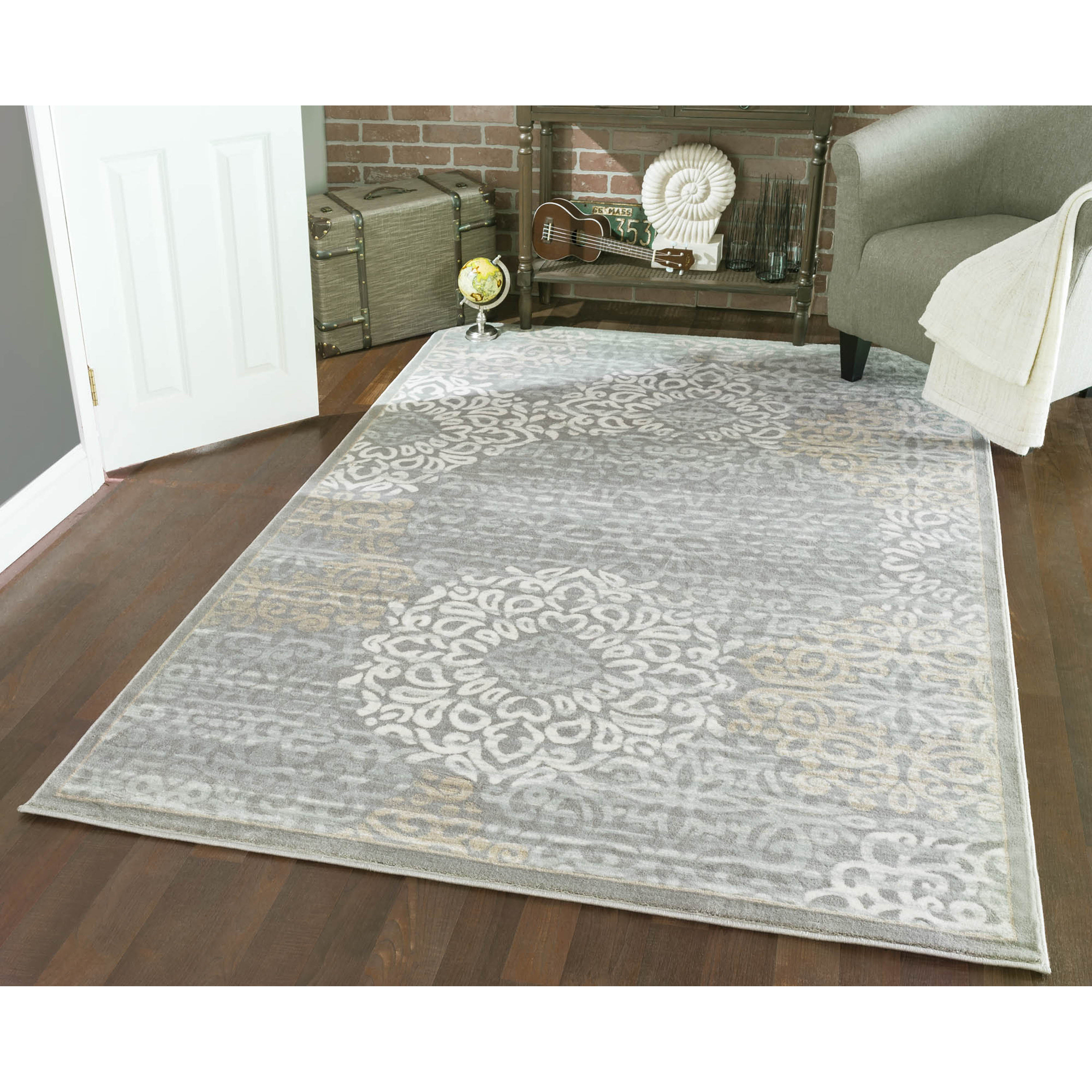 Threadbind Anderson Gray Area Rug & Reviews Wayfair