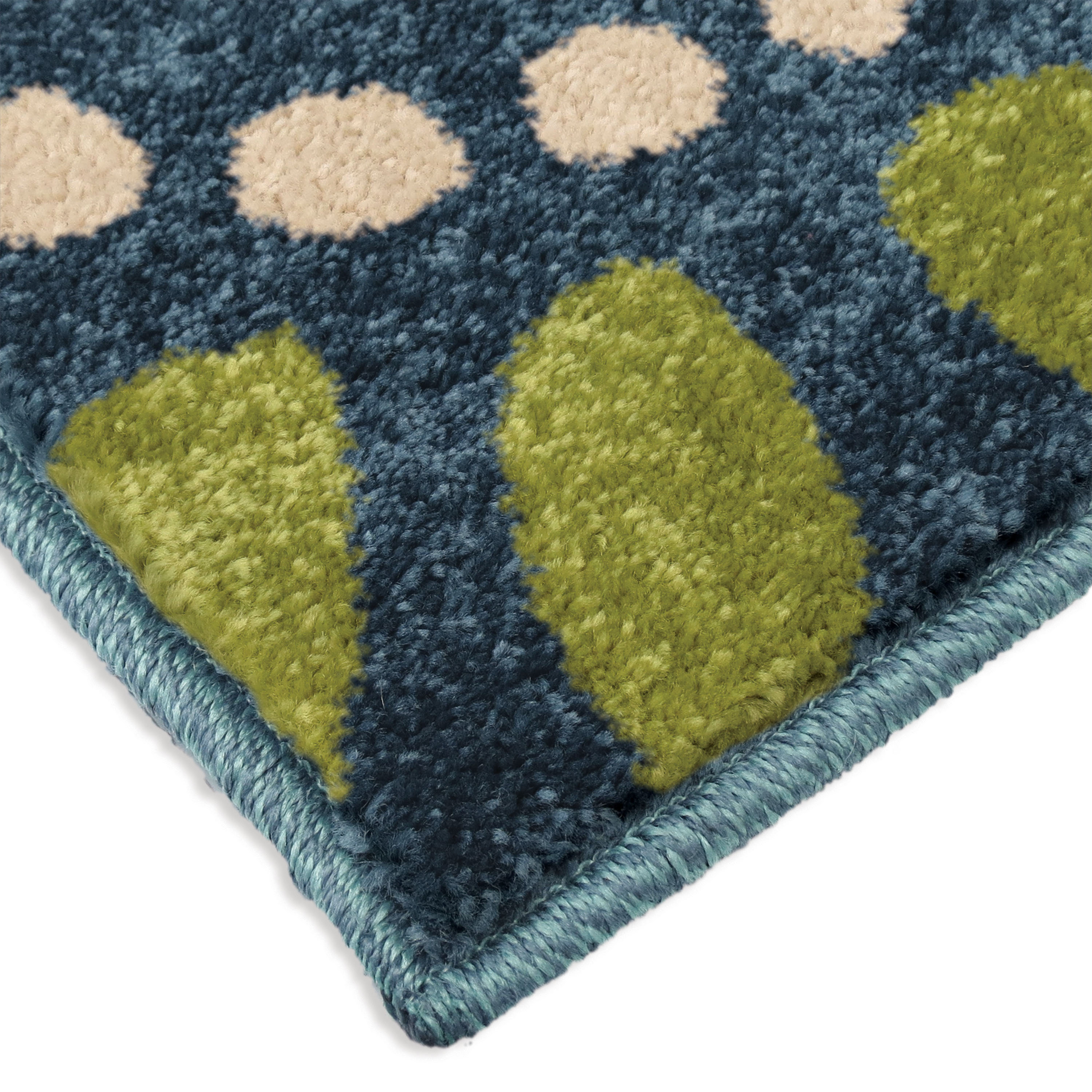 Threadbind Thurman Blue/Yellow Area Rug & Reviews Wayfair
