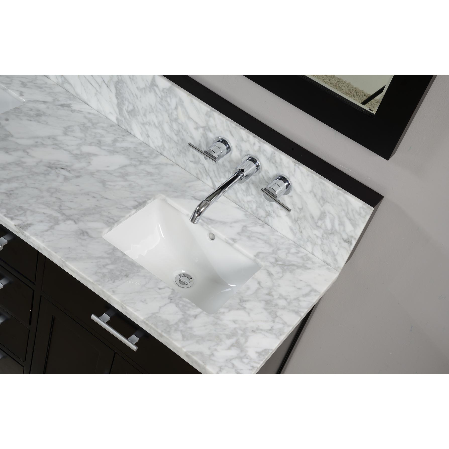 Direct Vanity Sink Hutton Spa 63" Double Premium Bathroom Vanity Set