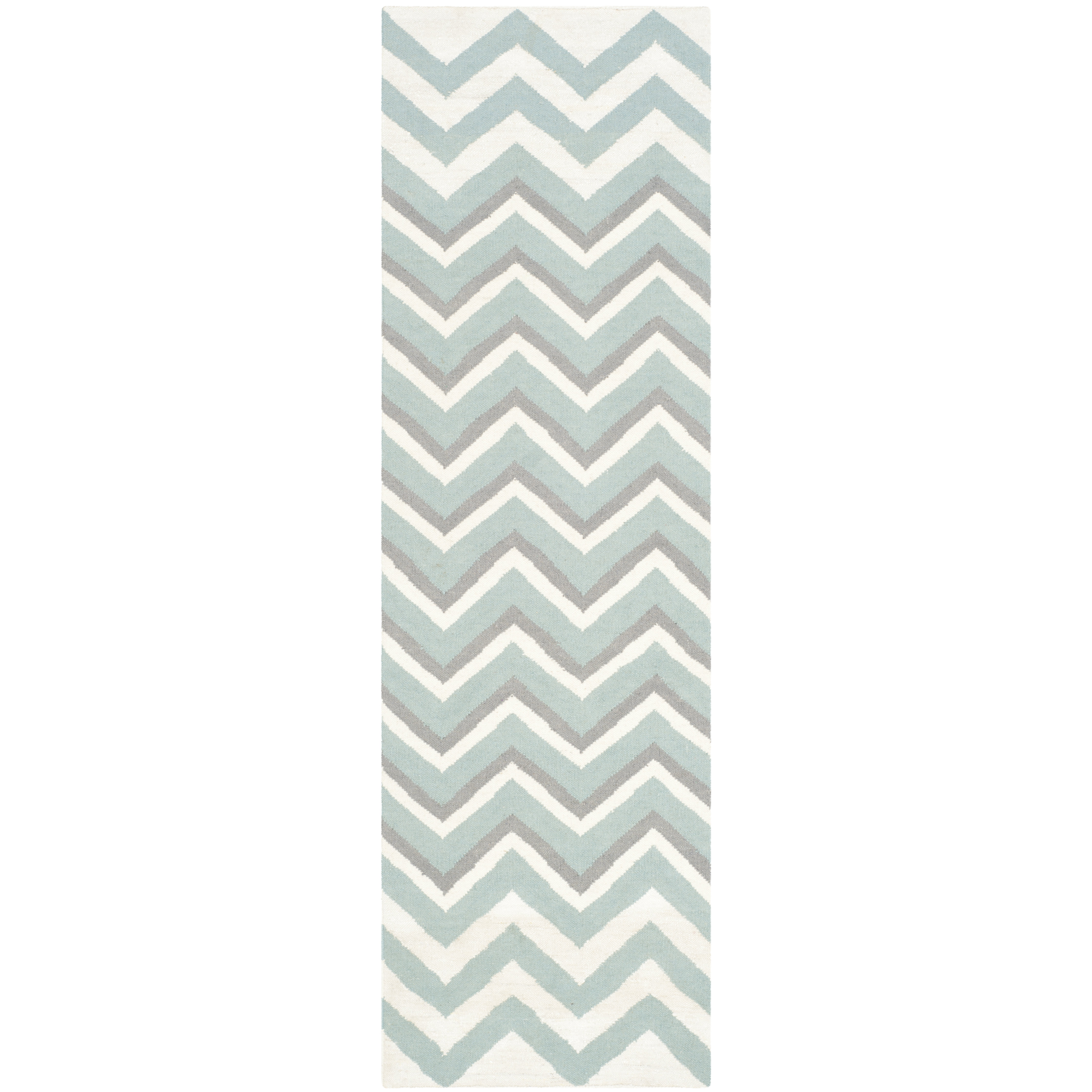 Latitude Run Blue/White Hand Woven Area Rug Wayfair