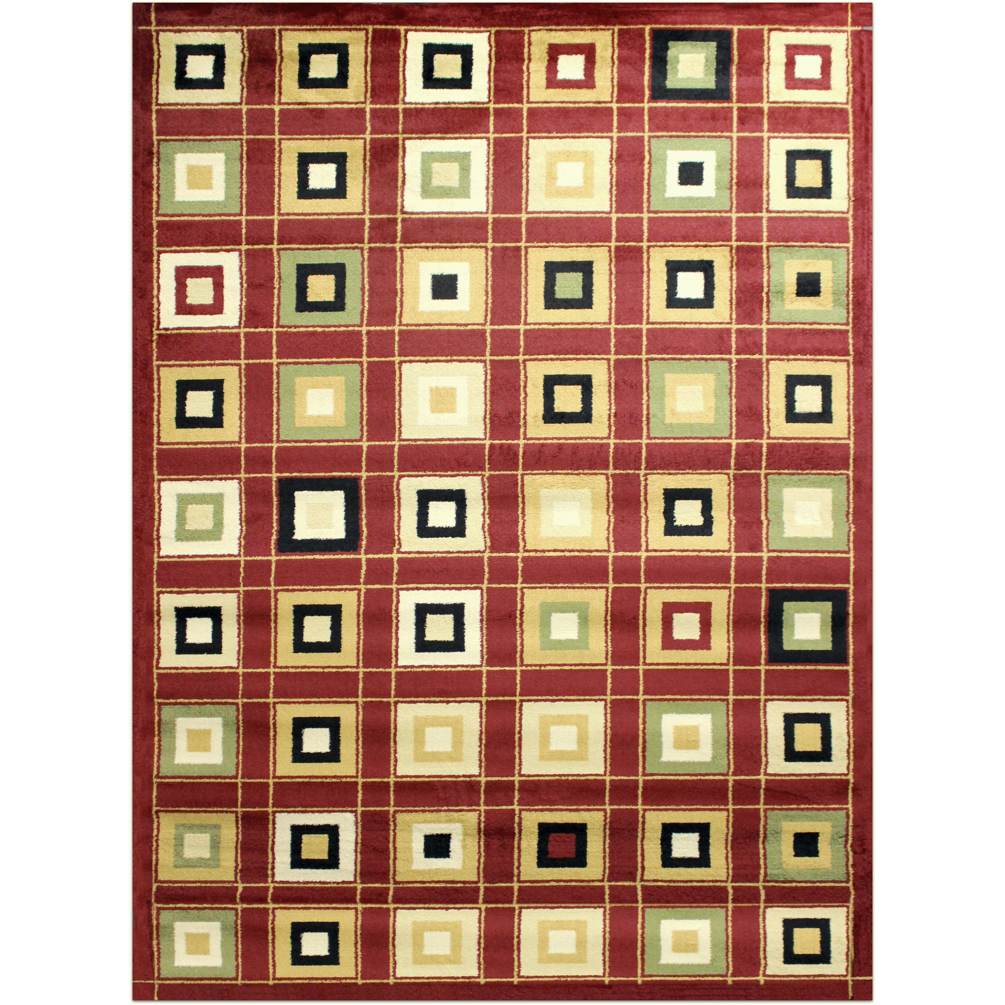 Brady Home Red Area Rug Wayfair
