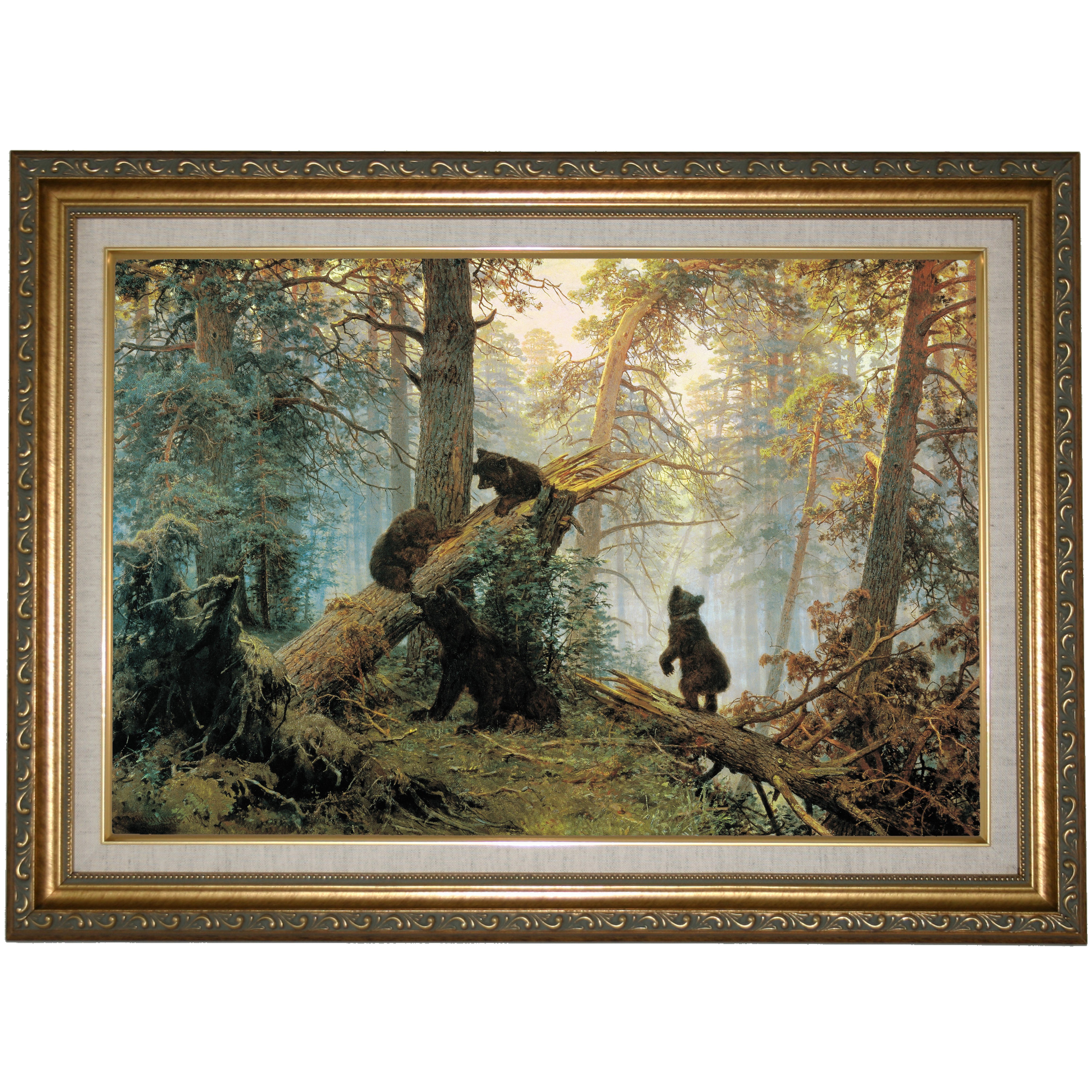 Иван Шишкин. «Утро в Сосновом лесу», 1889 г.