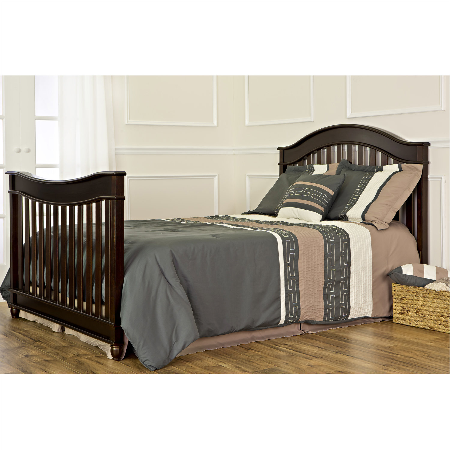 Evolur Hampton 5 in 1 LifeStyle Convertible Crib & Reviews Wayfair