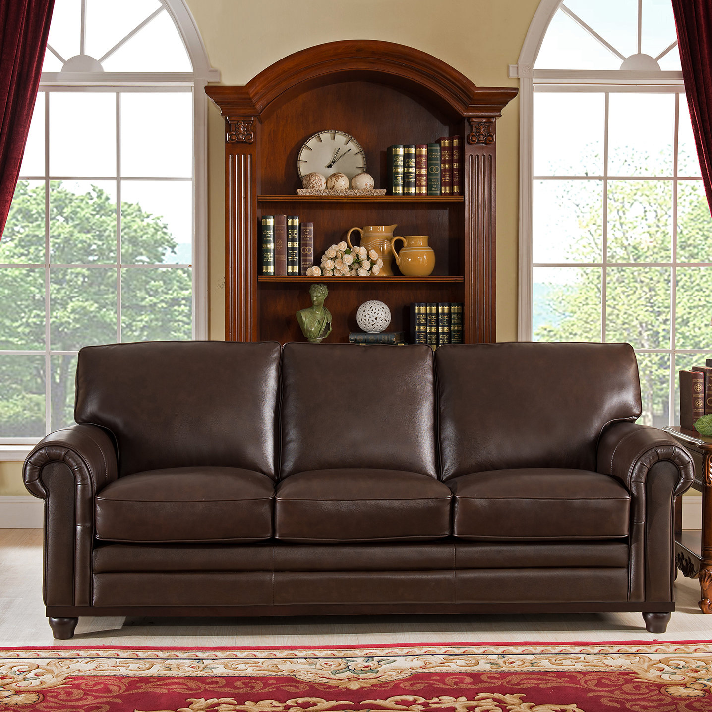 Westland and Birch Coventry Top Grain Leather Sofa Wayfair