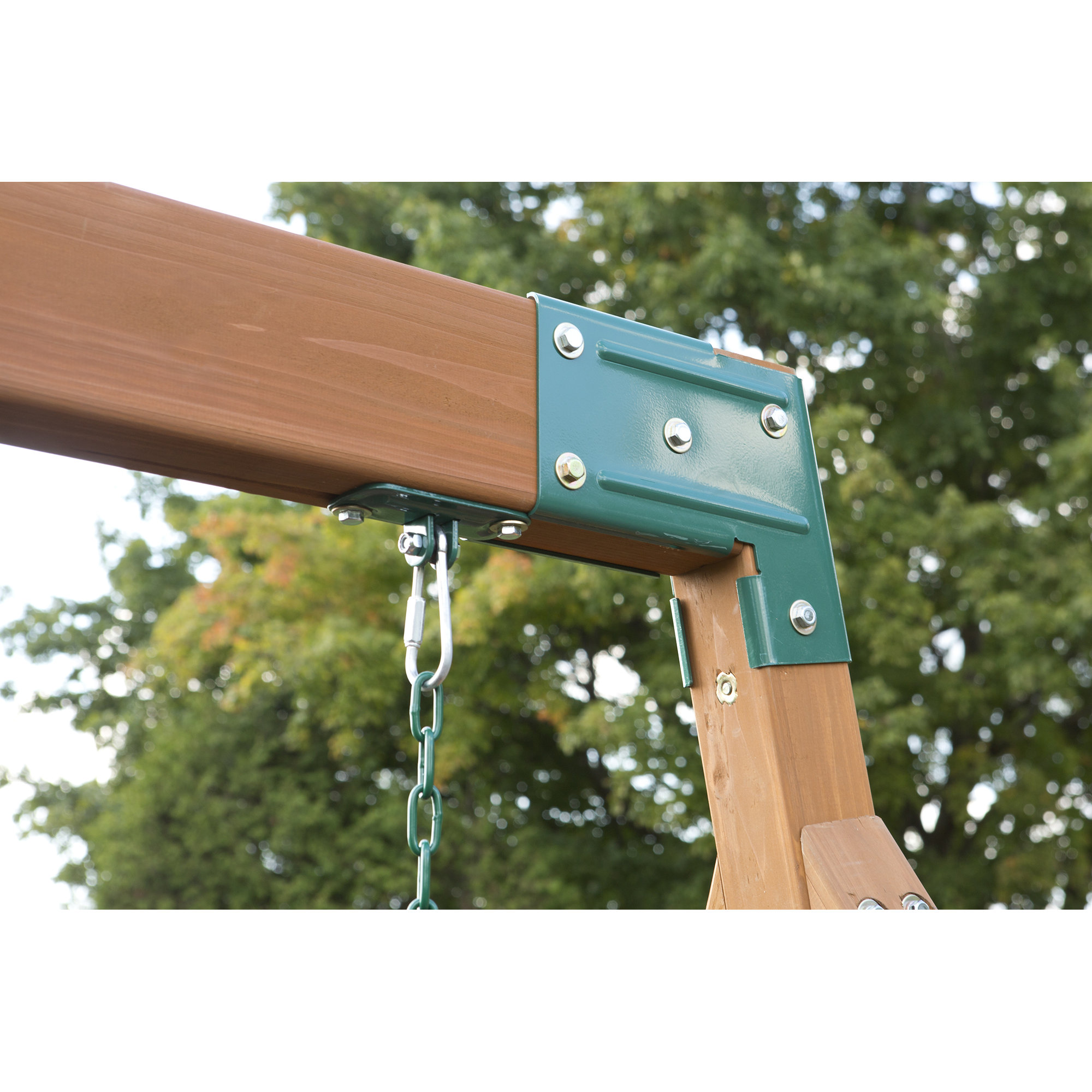 Cedar Summit Richmond Lodge Wooden Play Swing Set & Reviews Wayfair