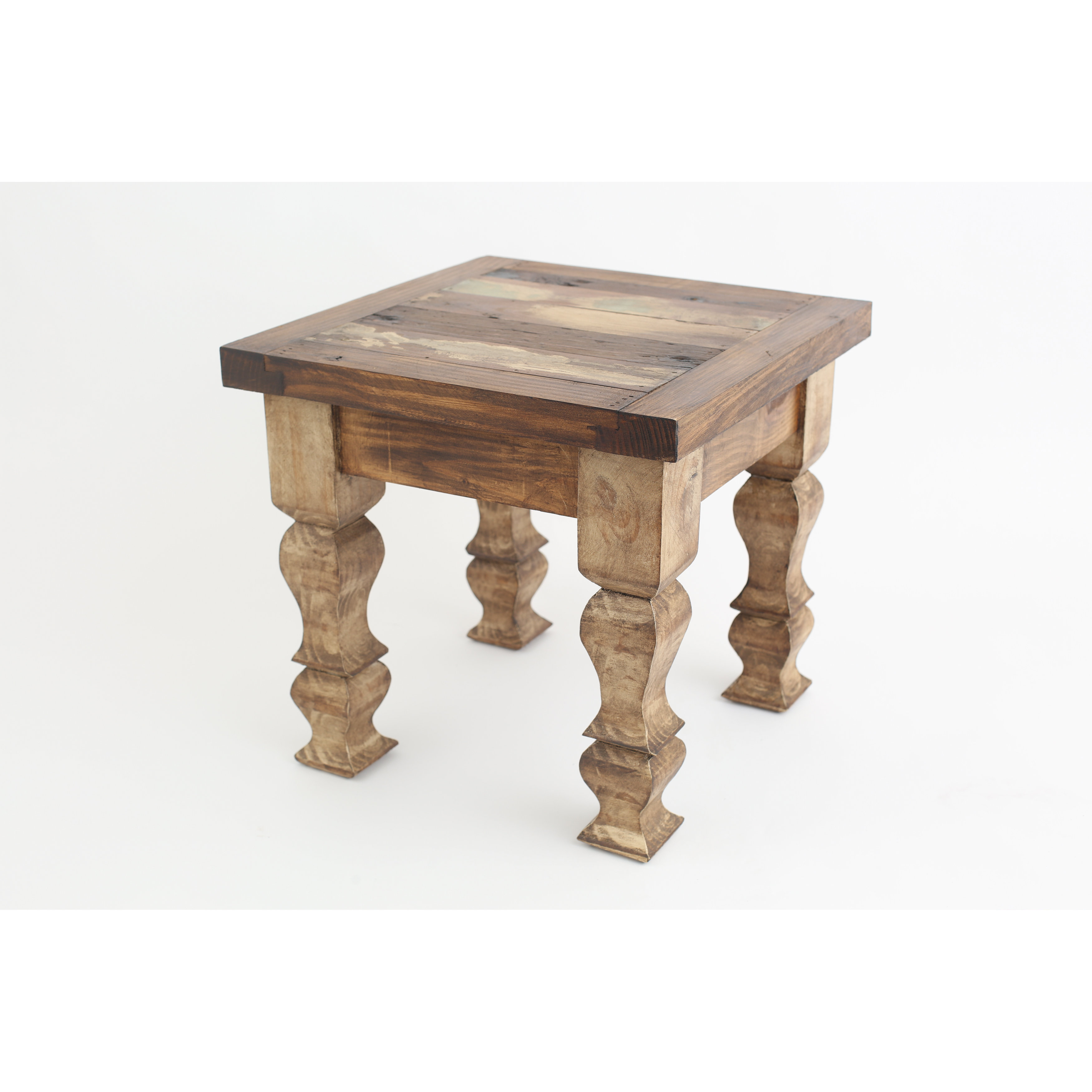 MyAmigosImports Rustic Old Door End Table & Reviews Wayfair