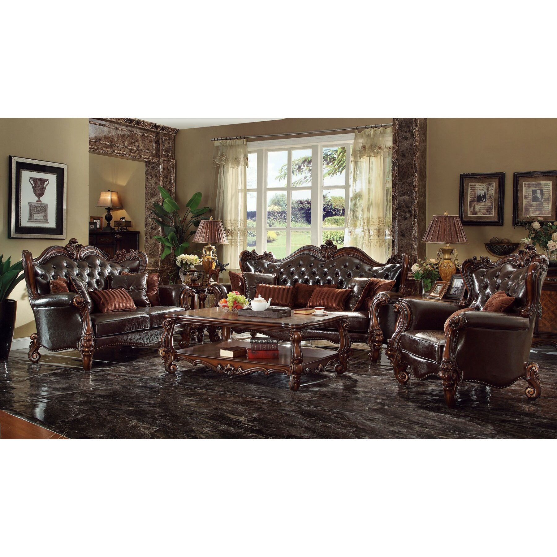 AJ Homes Studio Queen 3 Piece Living Room Set  Wayfair