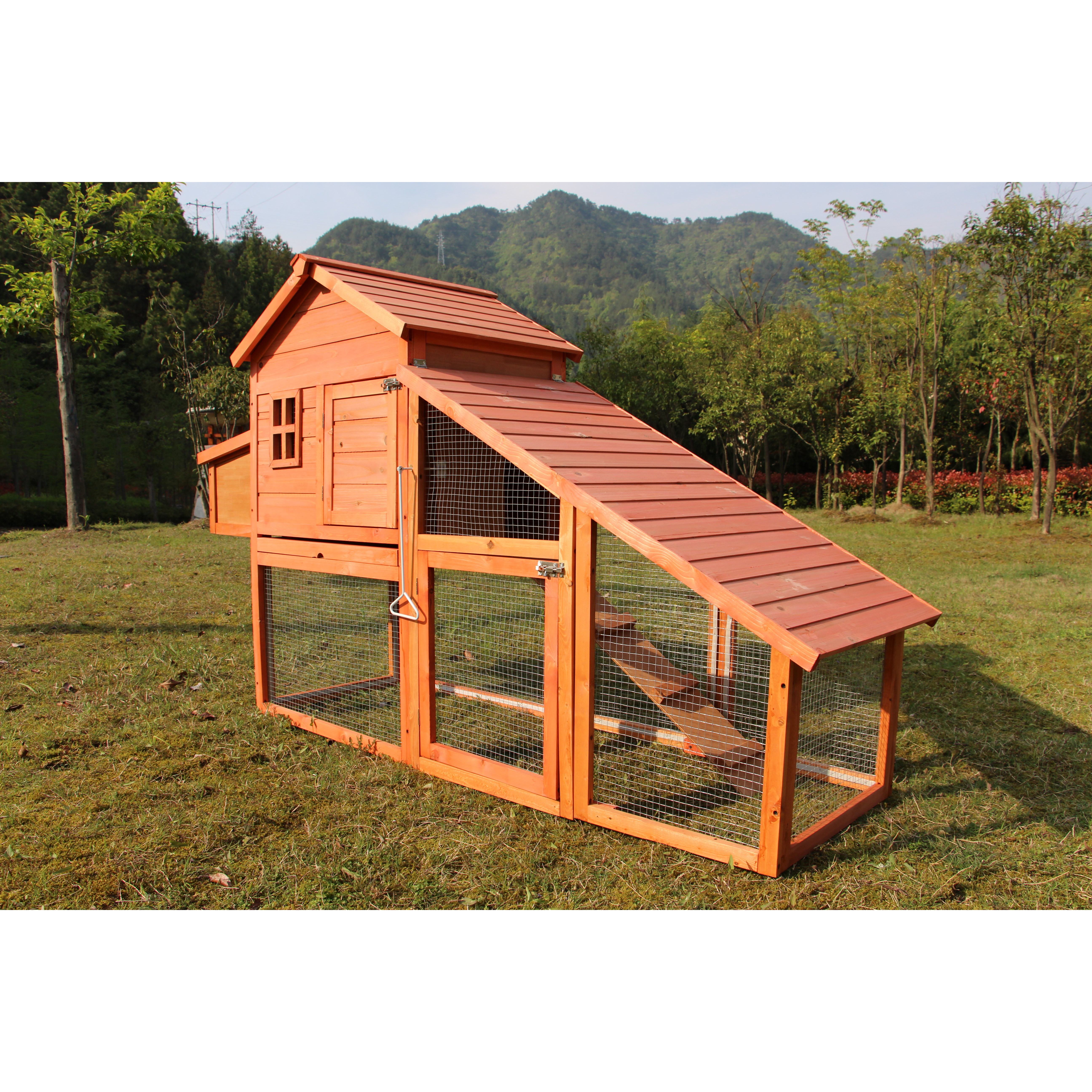 Newacme LLC Chicken Poultry Coop Hen House Rabbit Hutch Cage Wayfair