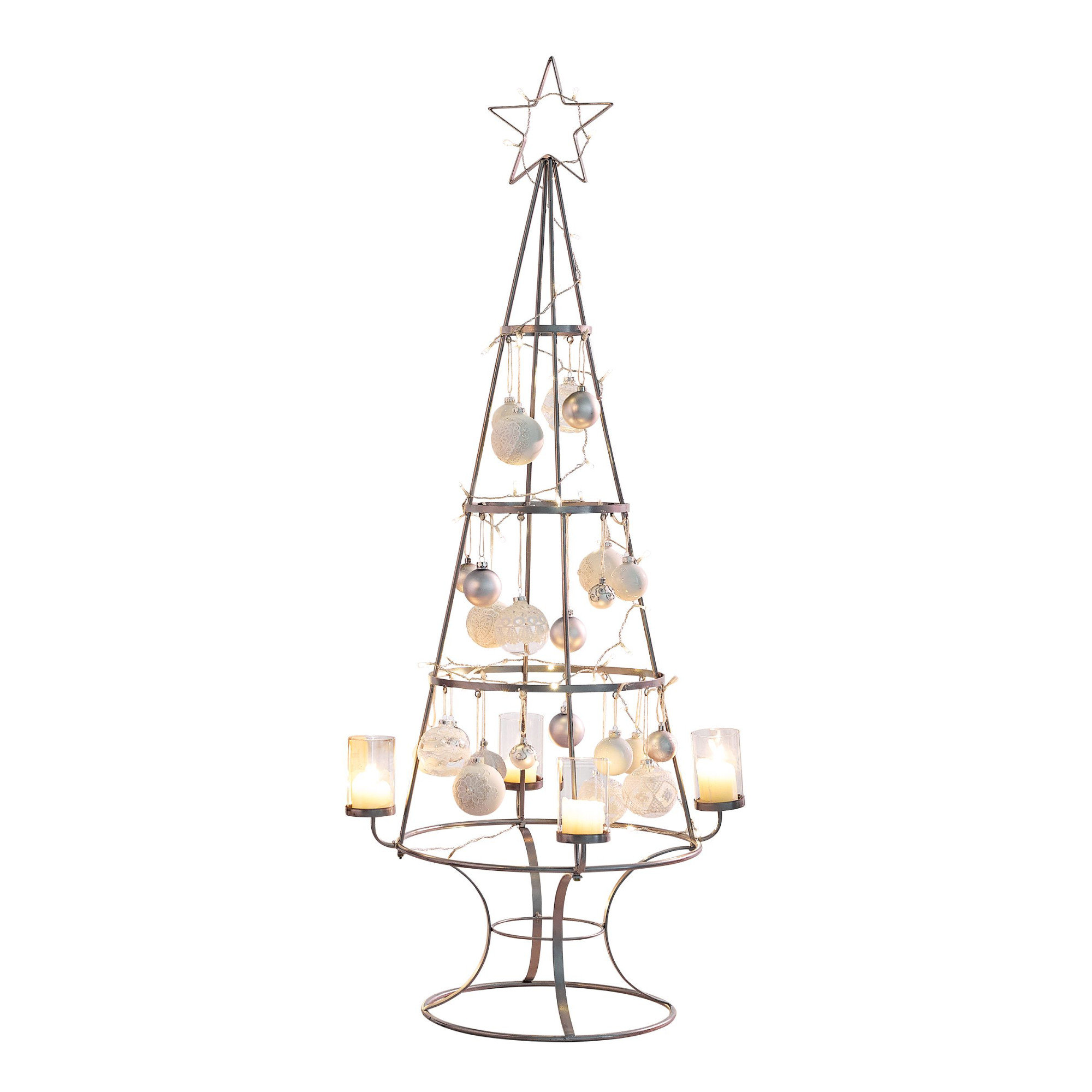 The Seasonal Aisle Christmas tree candle holder & Reviews Wayfair UK
