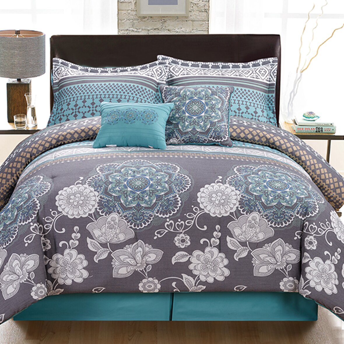  Artistic  Linen Lorelai 6 Piece King Comforter Set 