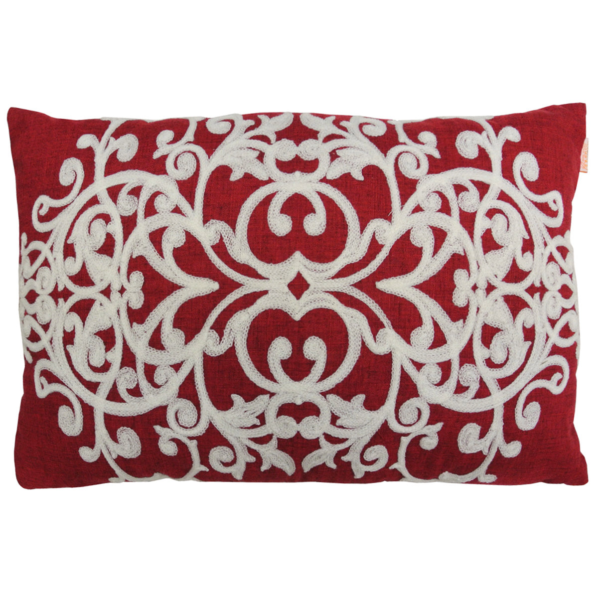 Artistic Linen Cordova Decorative Embroidered Lumbar Pillow & Reviews