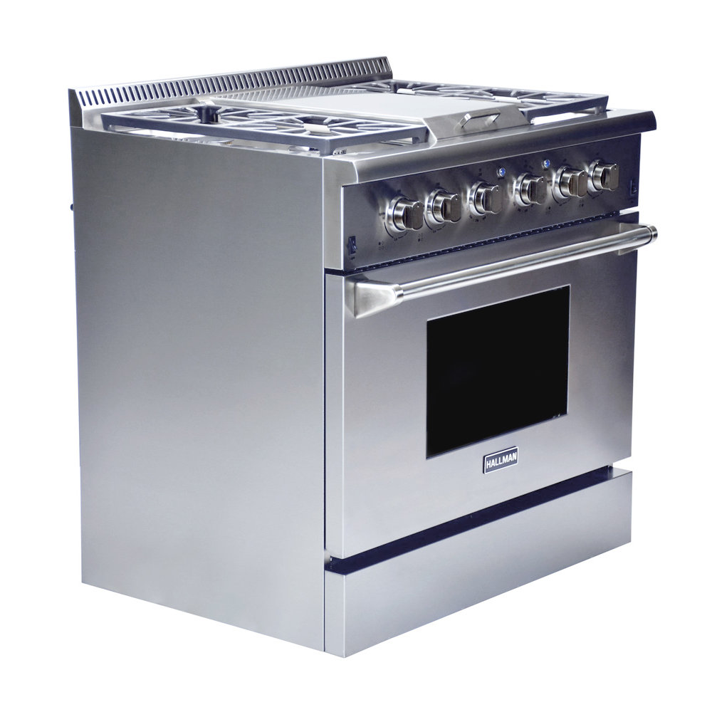 Hallman 5.2 Cu. Ft. Convection Gas Range Wayfair