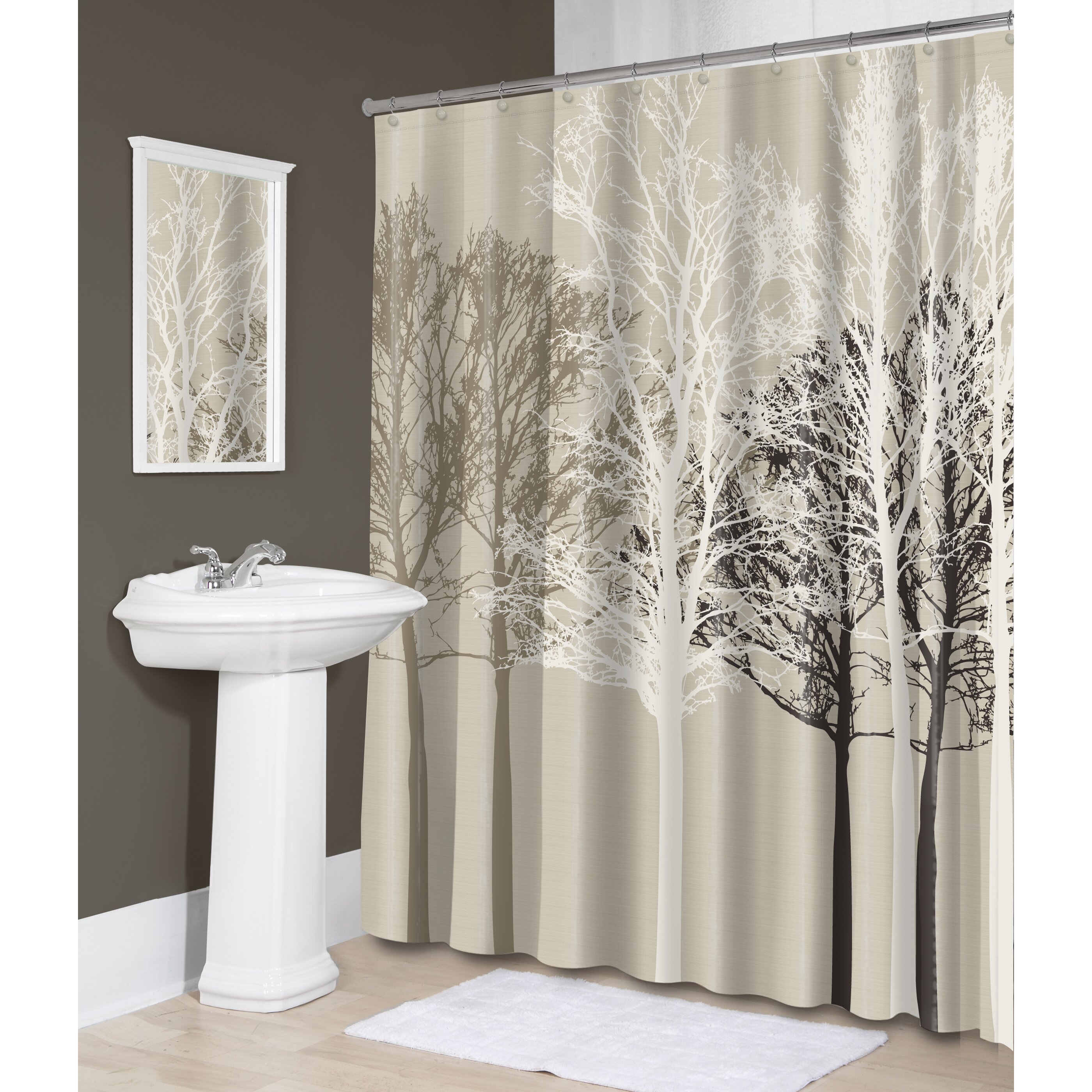 Splash Home Forest Shower Curtain & Reviews | Wayfair