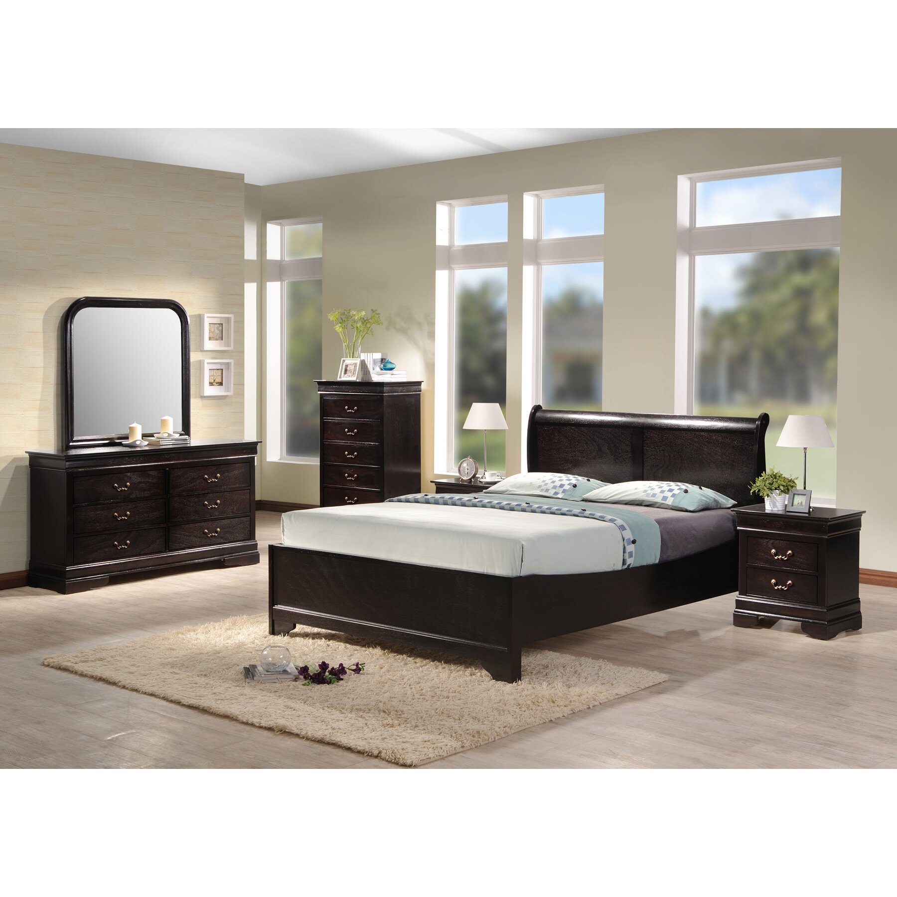 Best Quality Furniture Panel Bed & Reviews | Wayfair