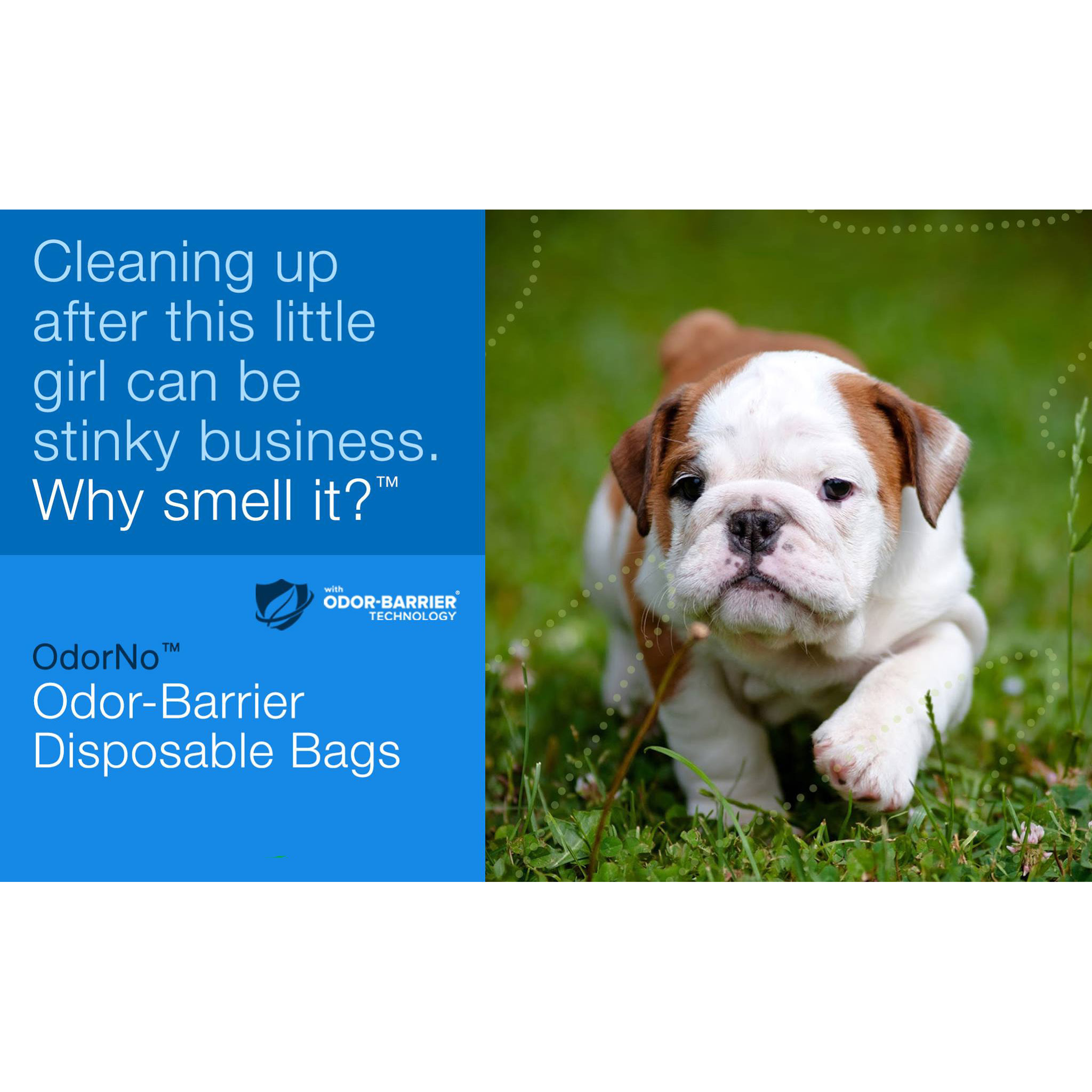 OdorNo Odor Barrier Zero Smell 2 Gallon EcoFriendly Disposable Bags