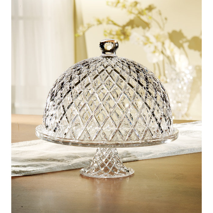 Design Guild Muirfield Crystal Cake Plate Wayfair