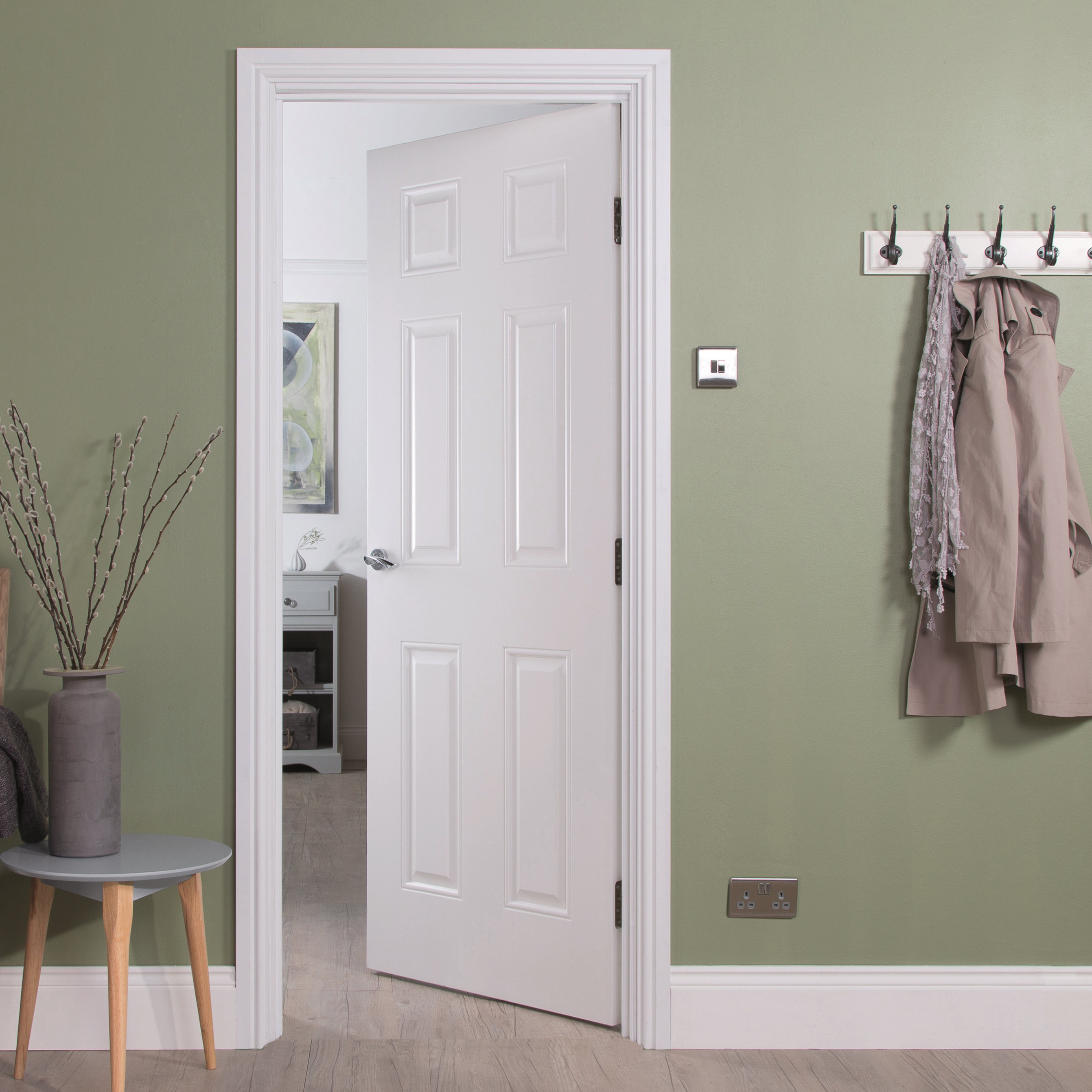 Jeld Wen Arlington 6 Panel Smooth Internal Door Wayfair UK