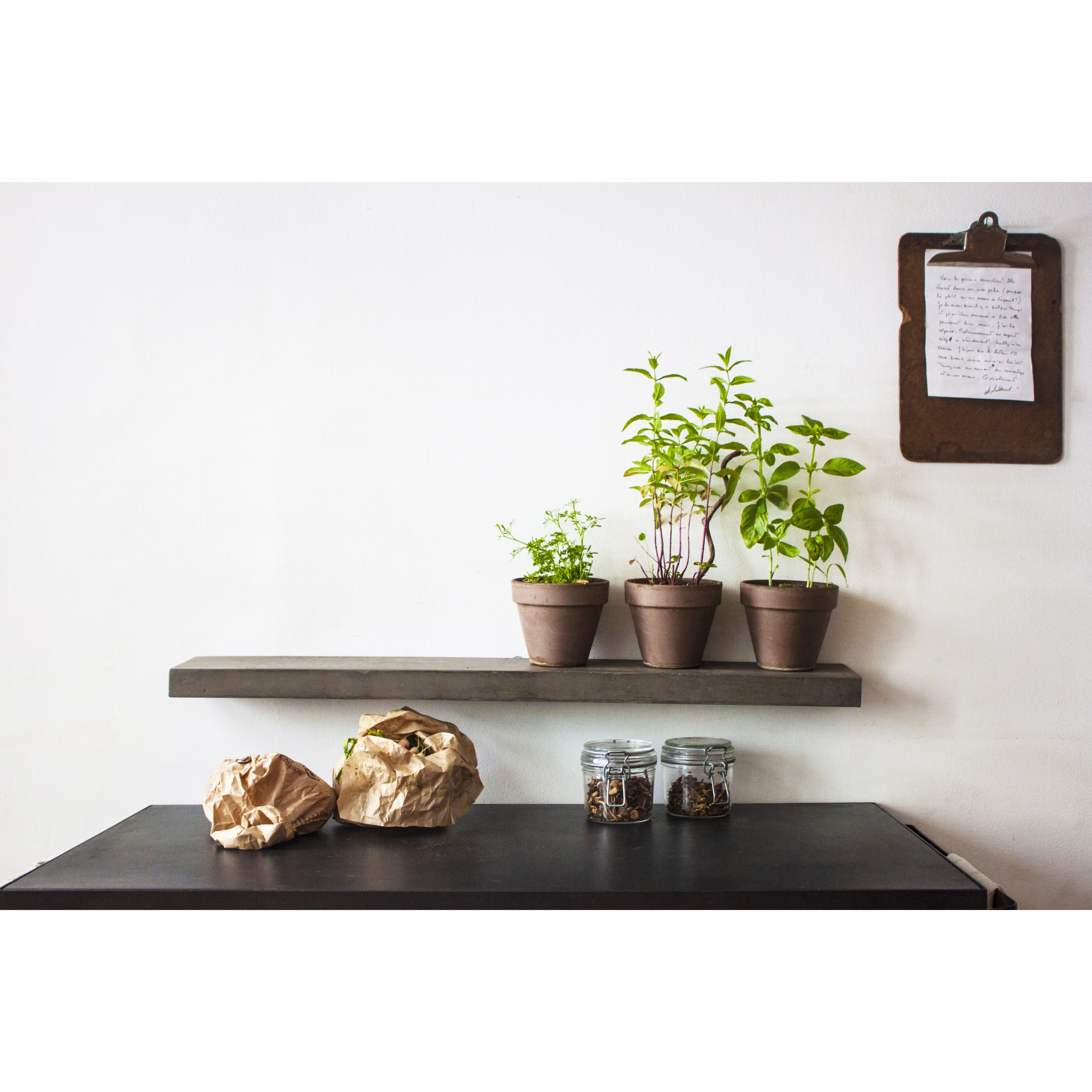 Lyon Beton Sliced Concrete Floating Shelf & Reviews Wayfair