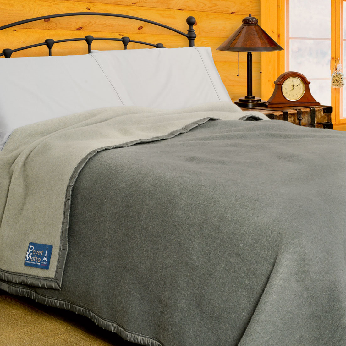 Poyet Motte Aubisque Heavyweight 100 Wool Blanket & Reviews Wayfair