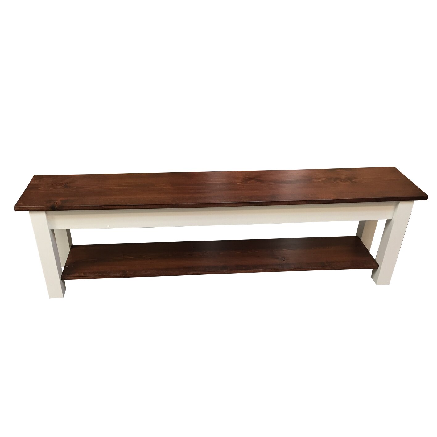 Ezekiel And Stearns Wood Storage Entryway Bench