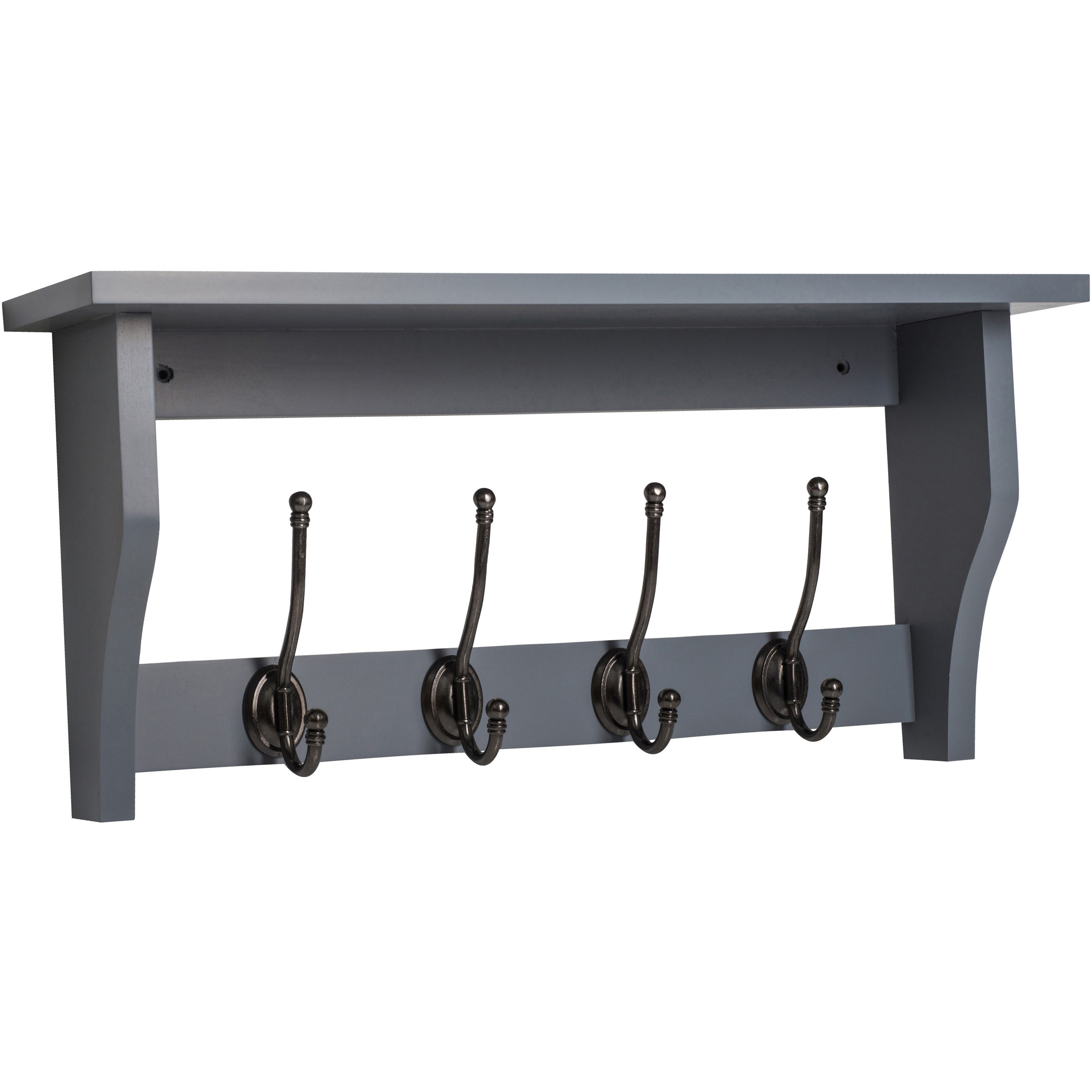 Maine Furniture Co. Heritage Shelf with 4 Coat Hooks & Reviews Wayfair UK