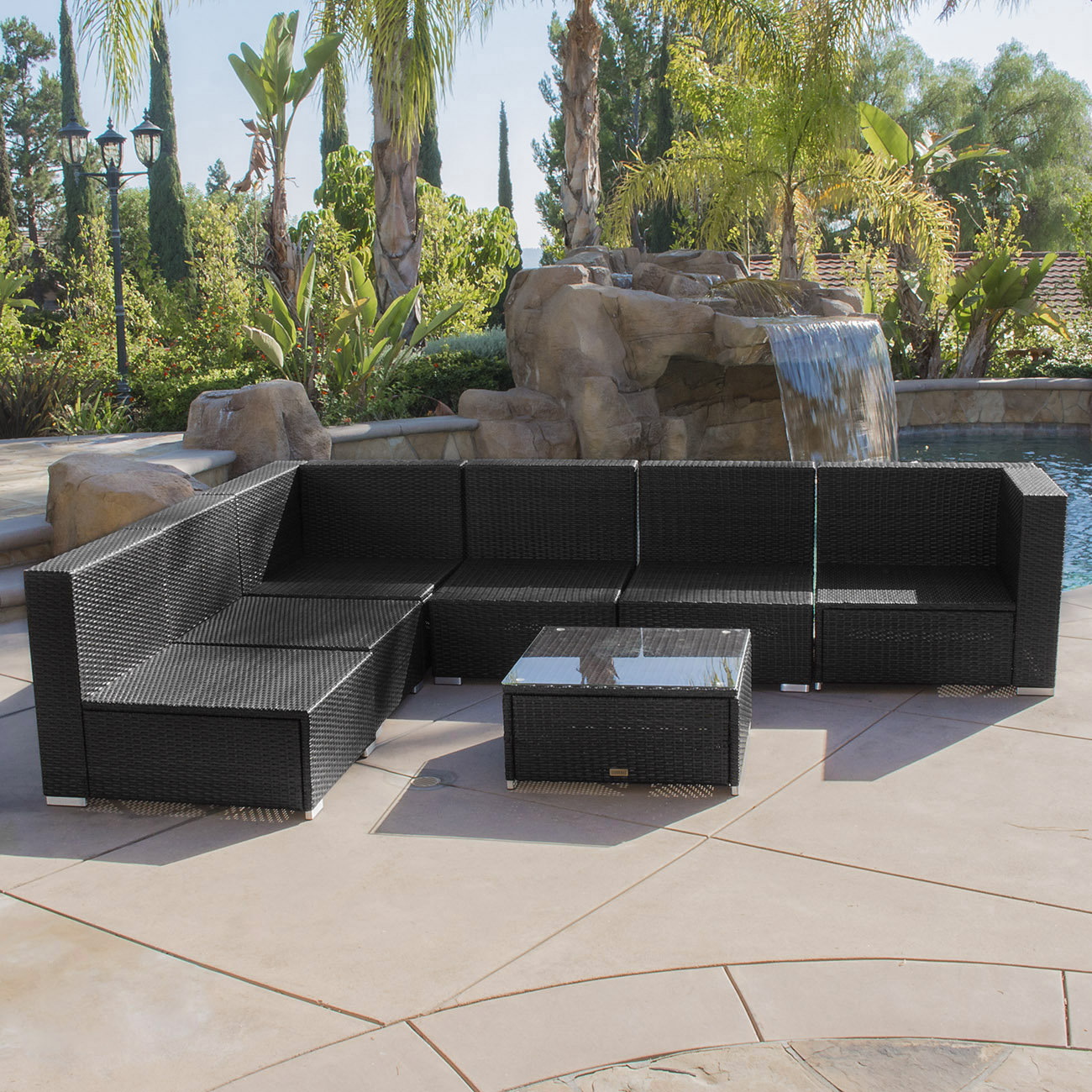 Belleze 7 Piece Deep Seating Group with Cushion & Reviews Wayfair