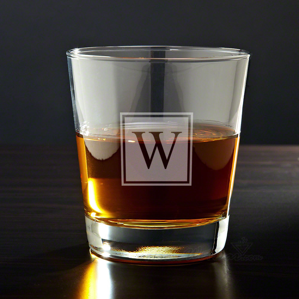 Home Wet Bar Personalized 12 oz. Whiskey Glass & Reviews Wayfair
