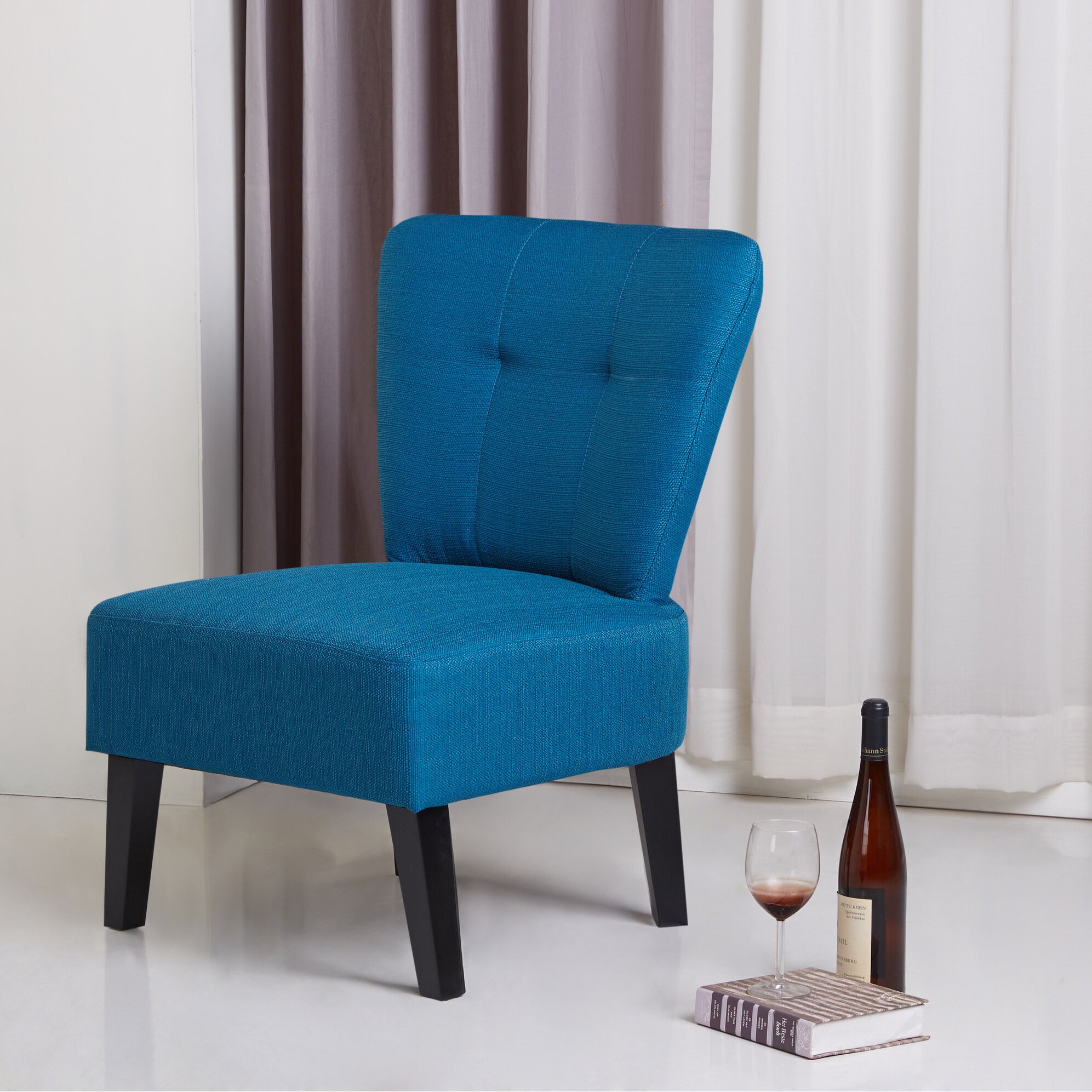 Maddie Modern Contemporary Slipper Chair