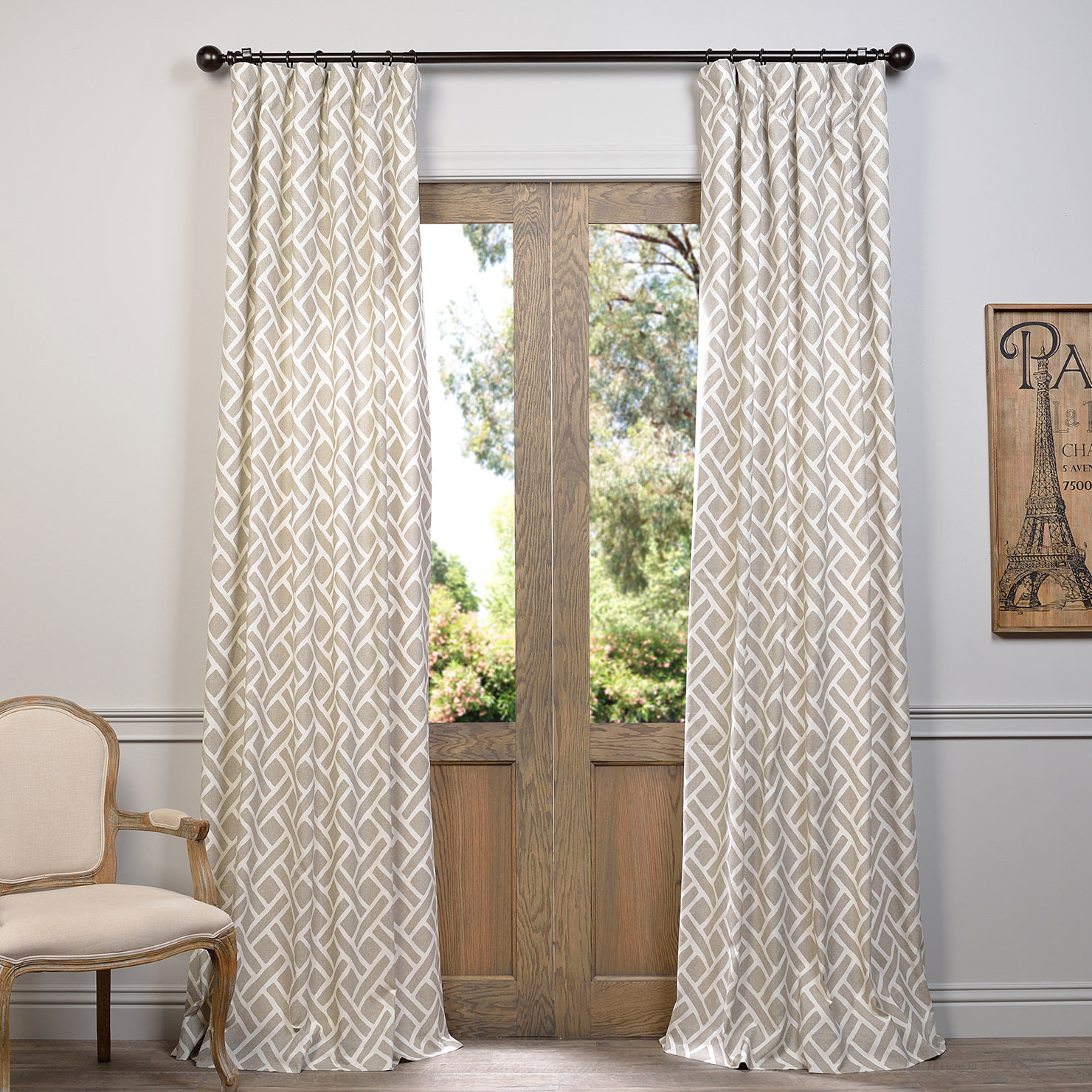 Laurel Foundry Modern Farmhouse Amandier Single Curtain Panel Reviews   Amandier Single Curtain Panel LRFY1342 