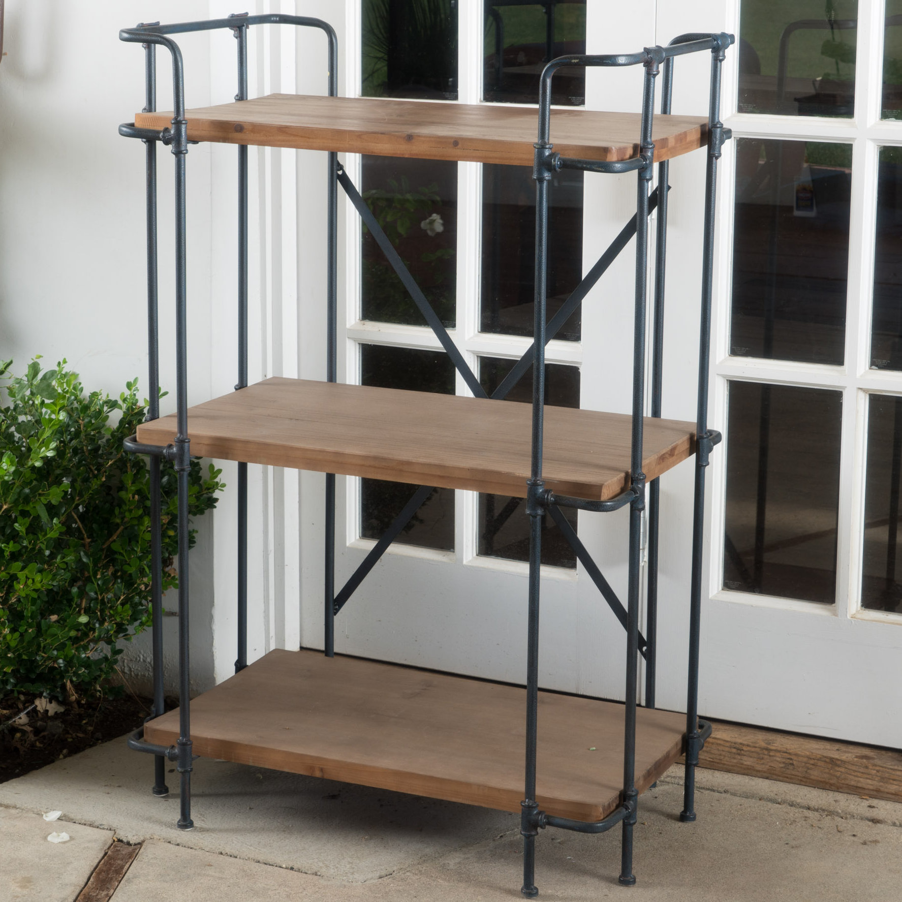 Laurel Foundry Modern Farmhouse Navarrette 40" Etagere Bookcase Wayfair