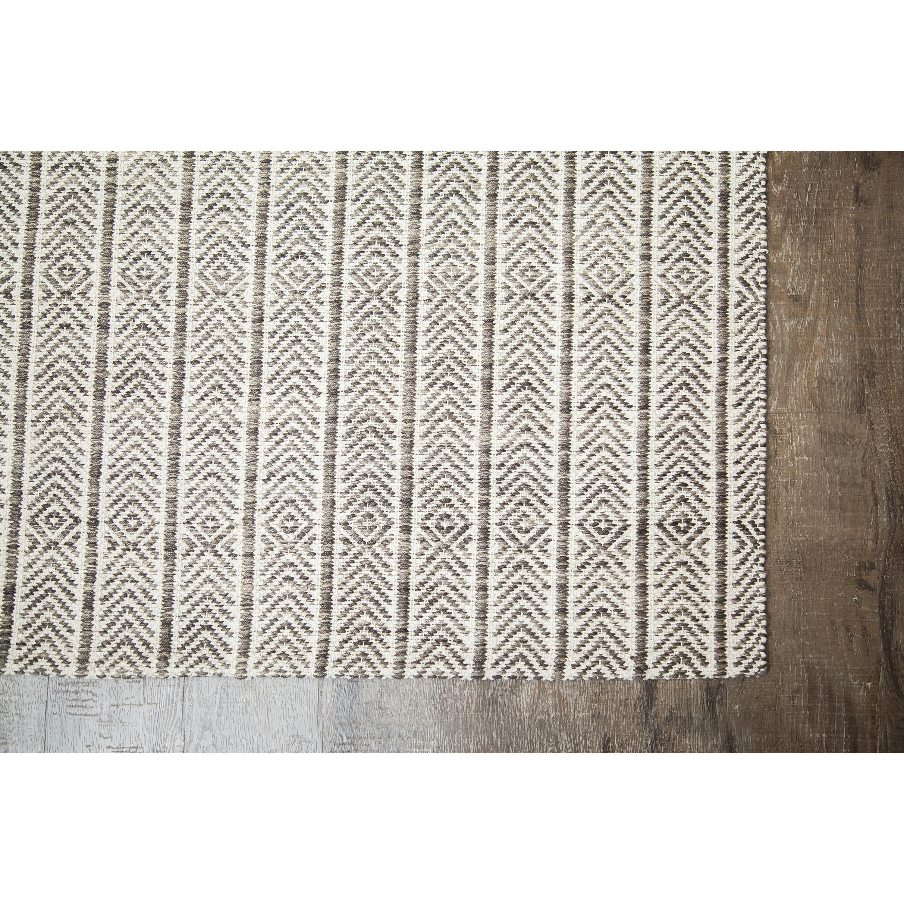 Laurel Foundry Modern Farmhouse Dions HandWoven Gray Area Rug Wayfair
