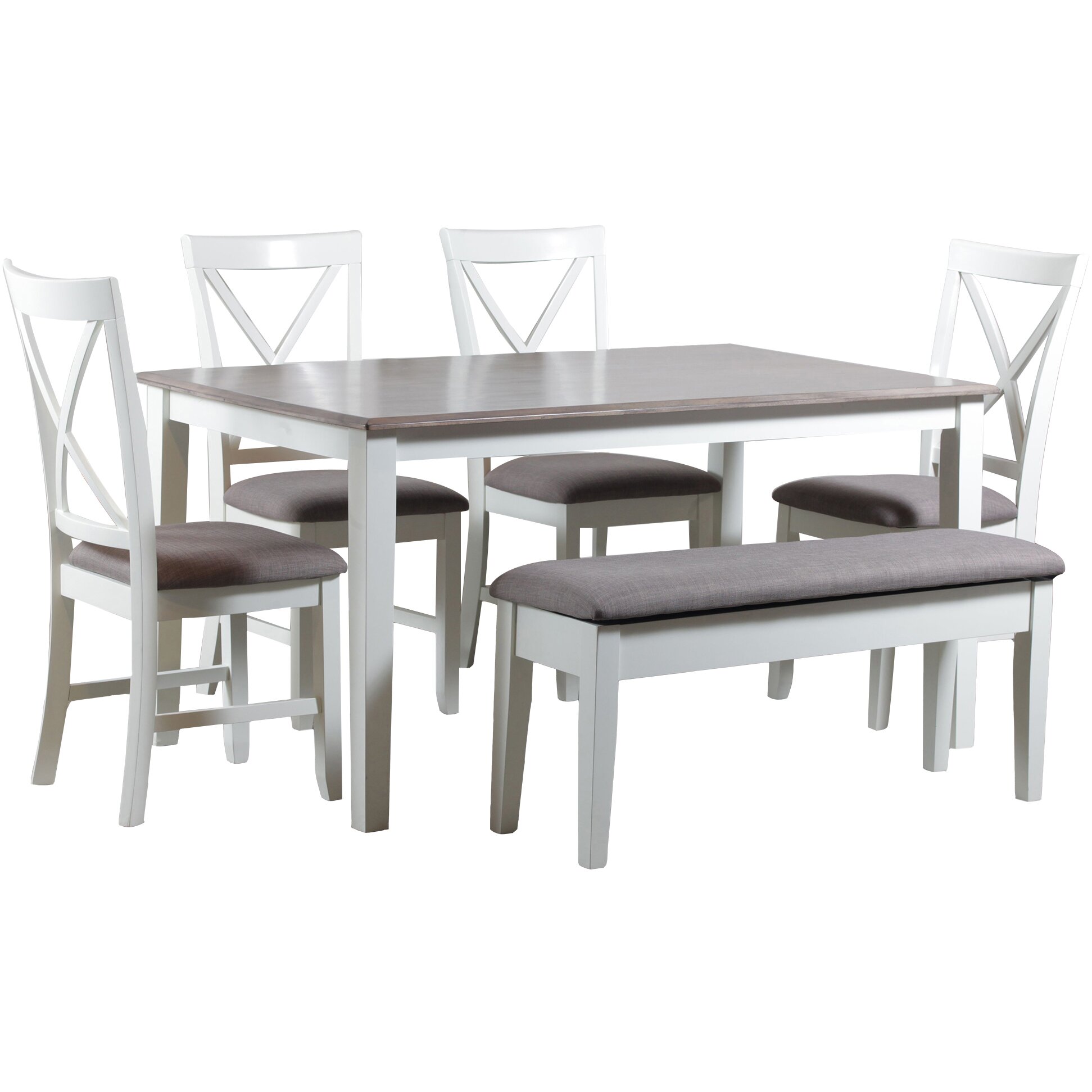 Laurel Foundry Modern  Farmhouse  Amaury 6 Piece Dining  Set  