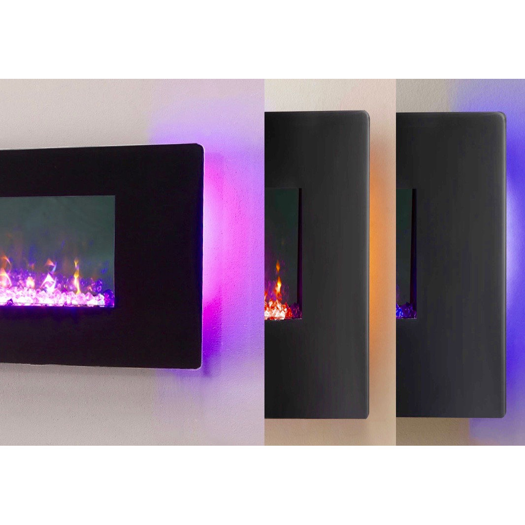 Firefly WiFi Smart LED Wall Mount Electric Fireplace Wayfair
