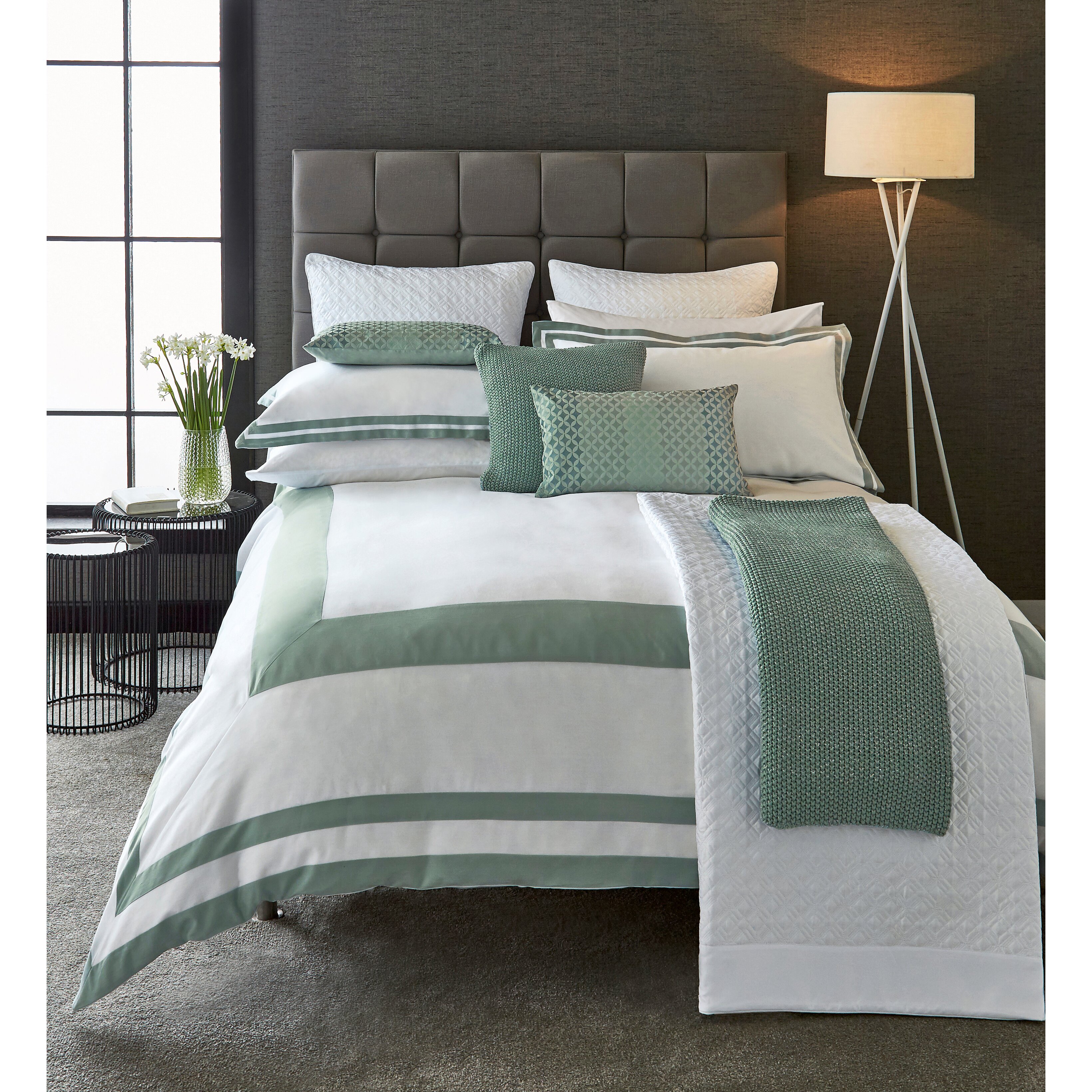 Peacock Blue Hotel Imperial Duvet Cover Wayfair UK