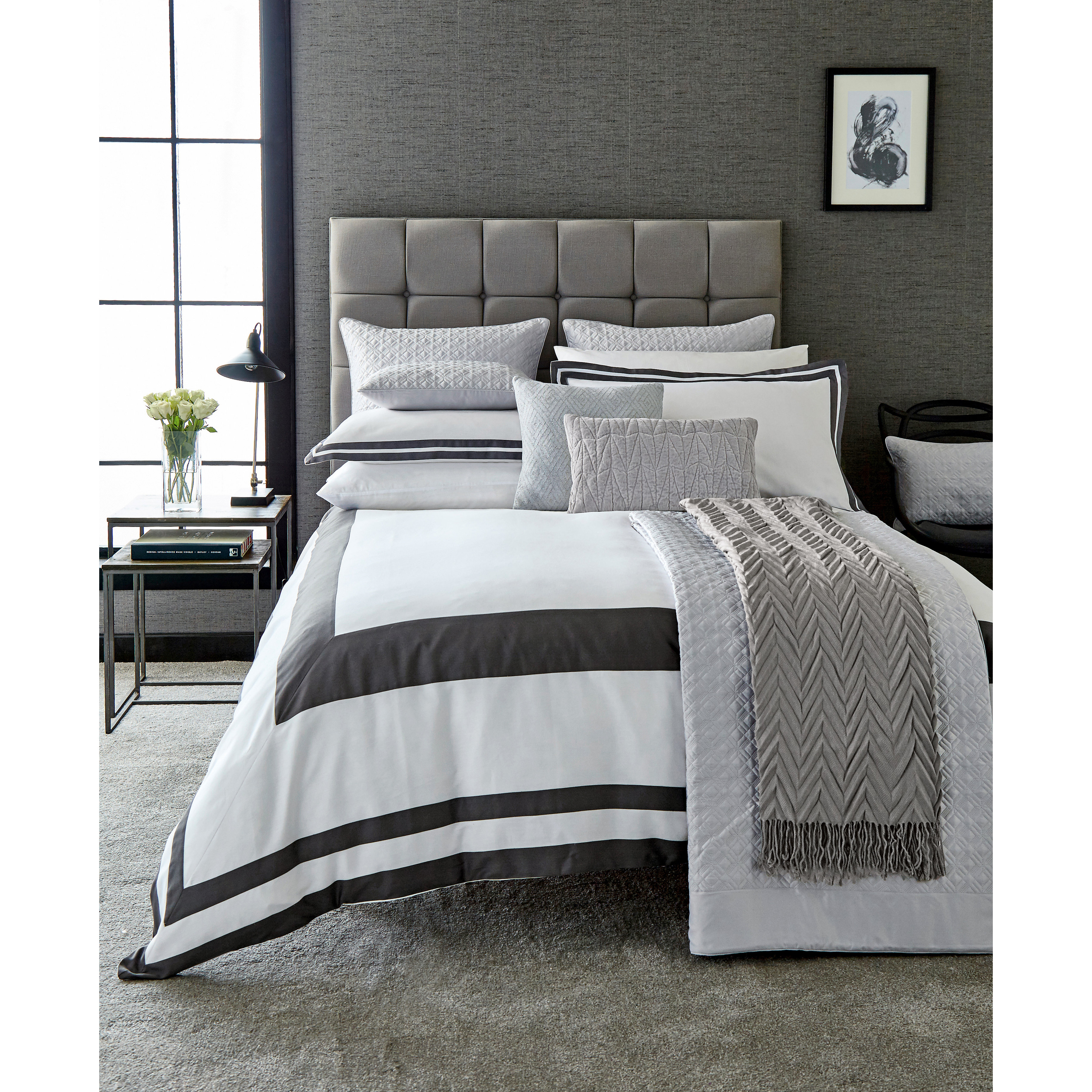 Peacock Blue Hotel Imperial Duvet Cover Wayfair UK