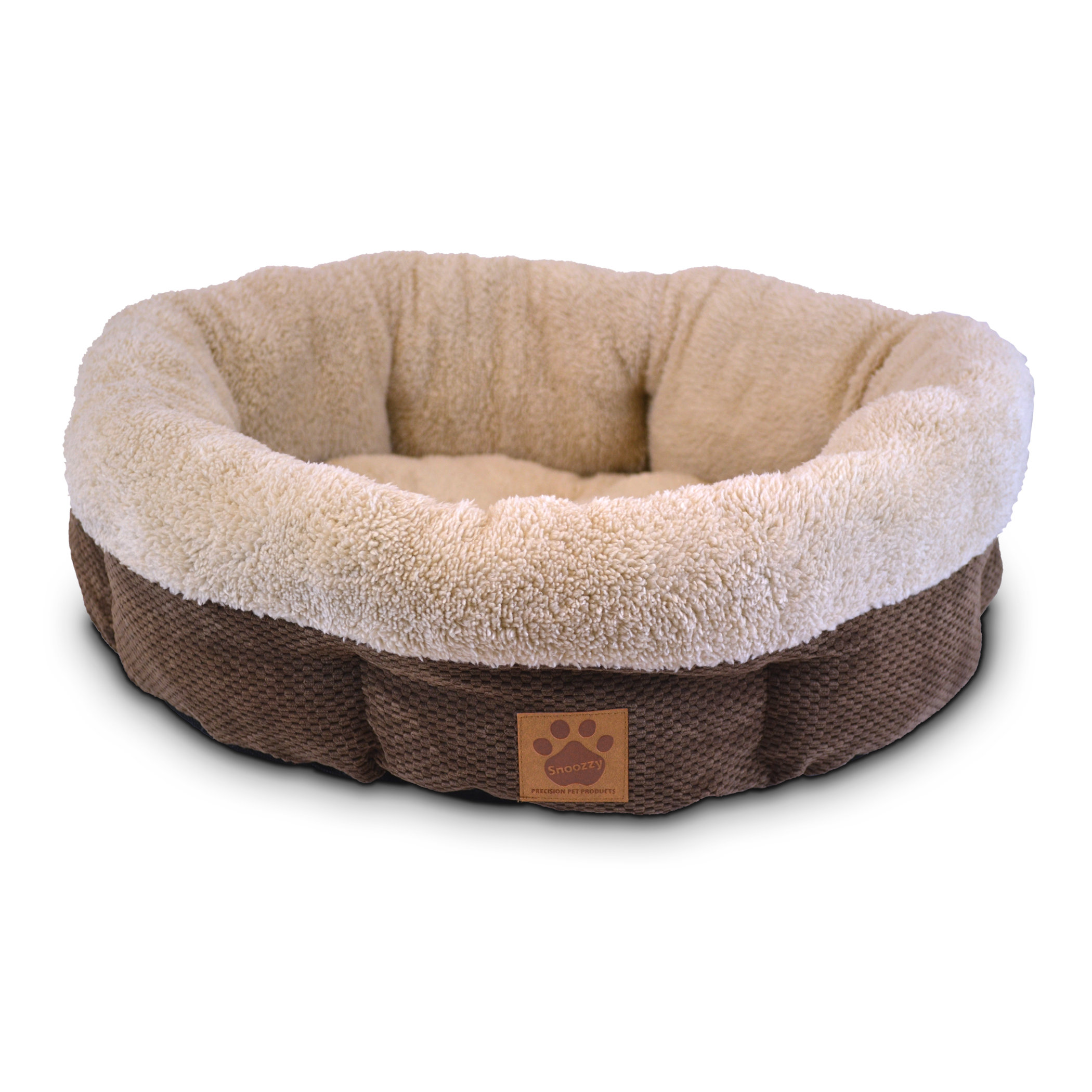 Precision Pet Natural Surroundings Shearling Dog Bed 