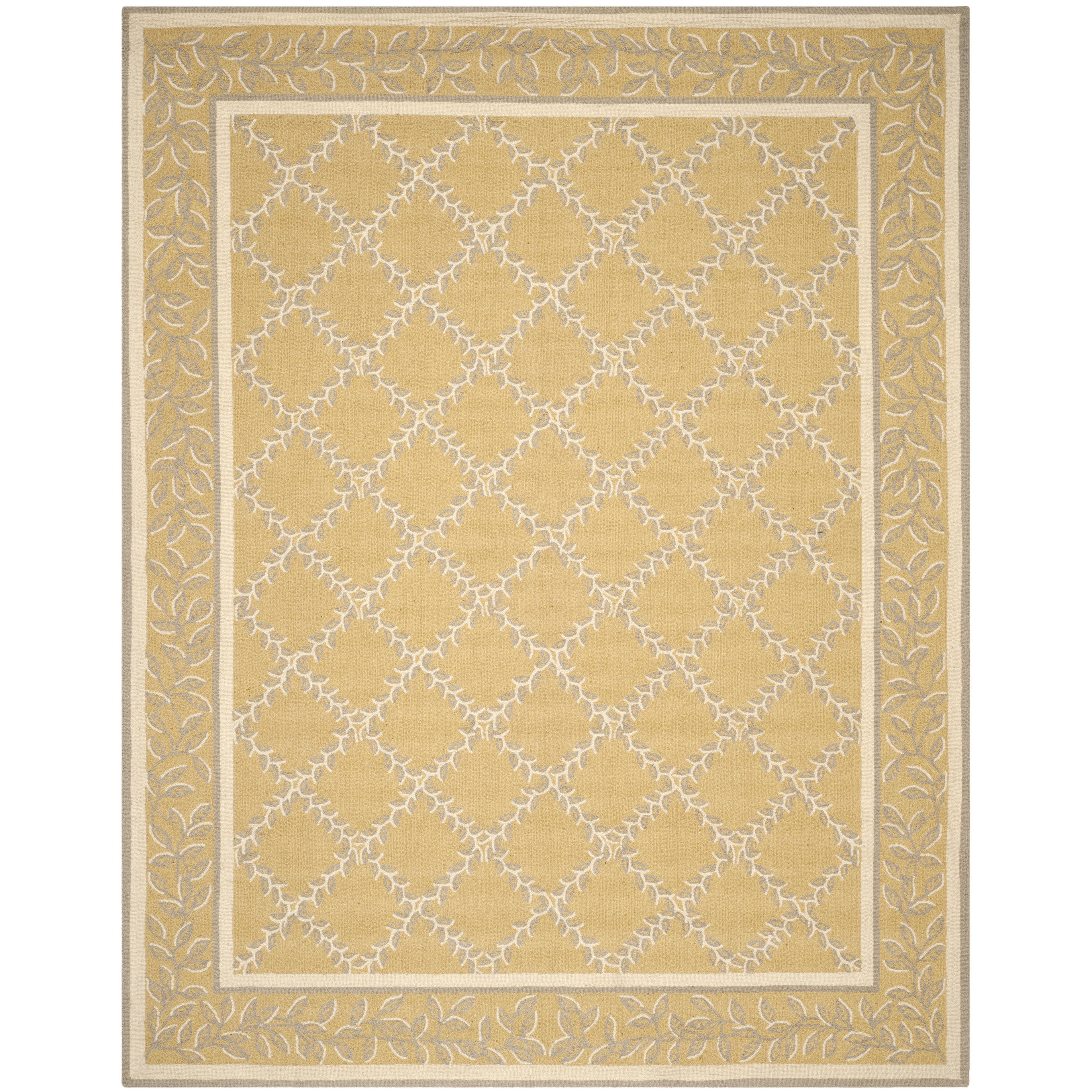 Safavieh Chelsea Yellow / Grey Area Rug & Reviews Wayfair