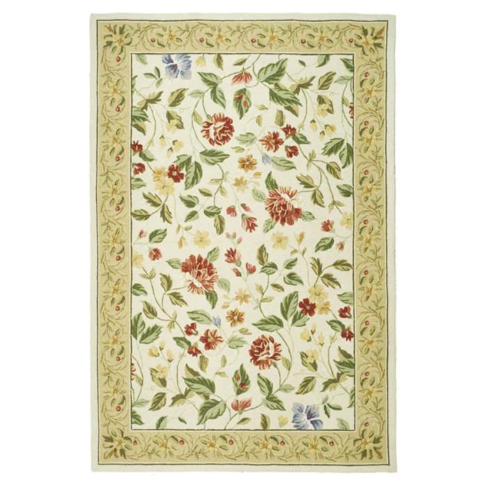 Safavieh Chelsea Ivory Floral Area Rug & Reviews Wayfair