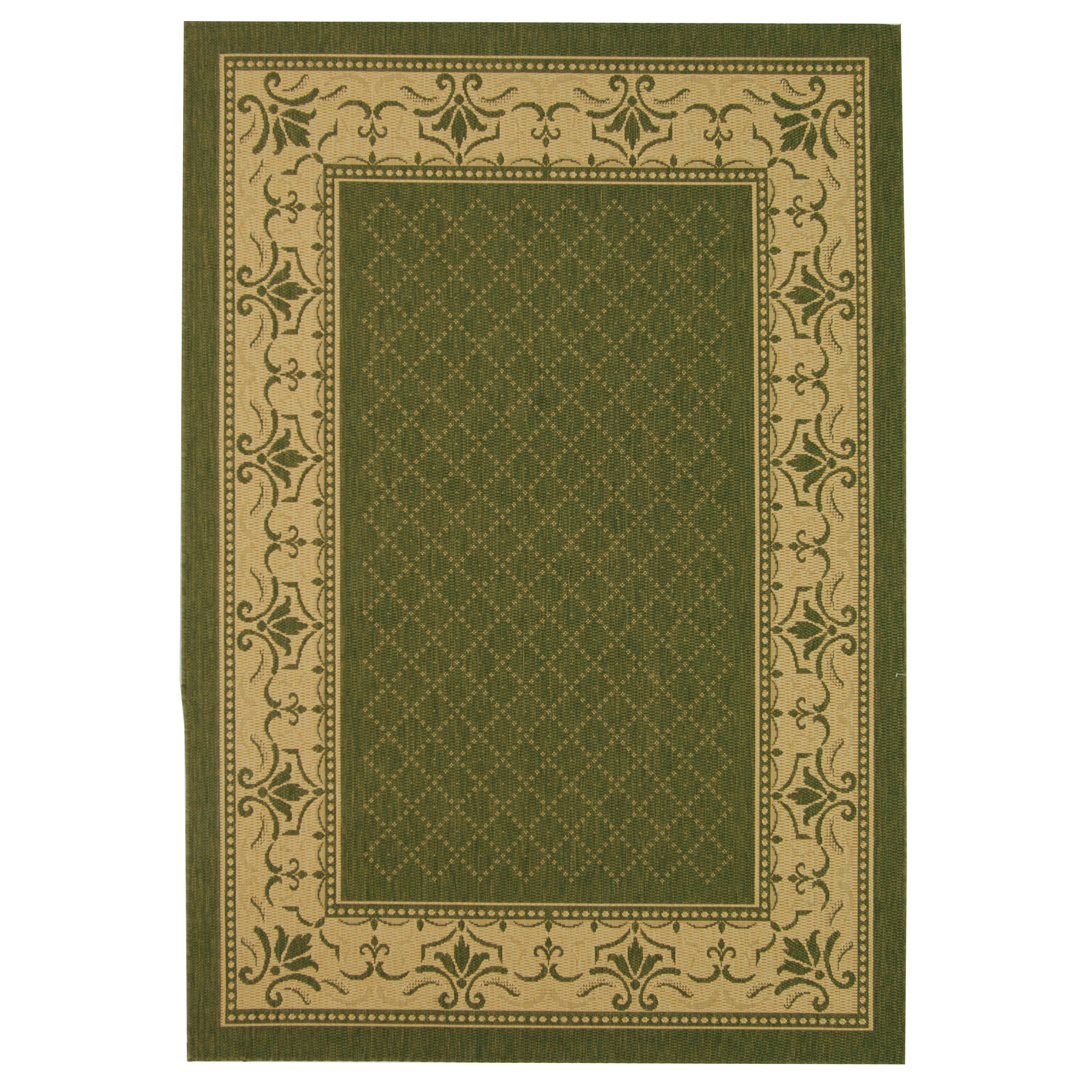 Safavieh Courtyard Classic Border Sage Area Rug & Reviews Wayfair