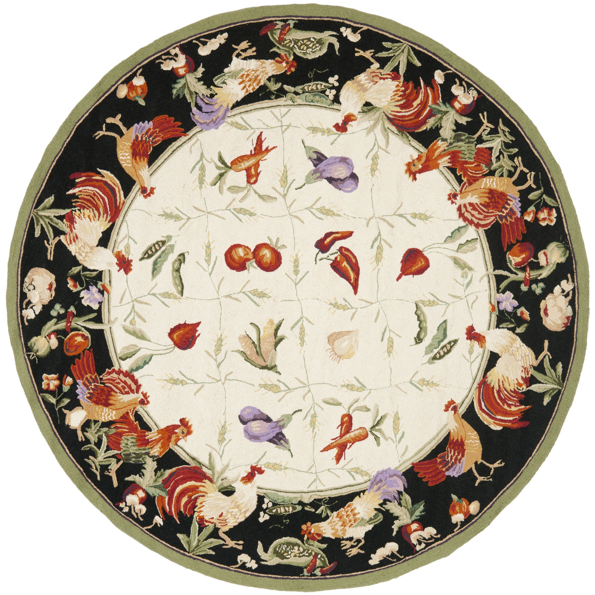 Safavieh Chelsea Leaf and Chicken Novelty Area Rug & Reviews Wayfair