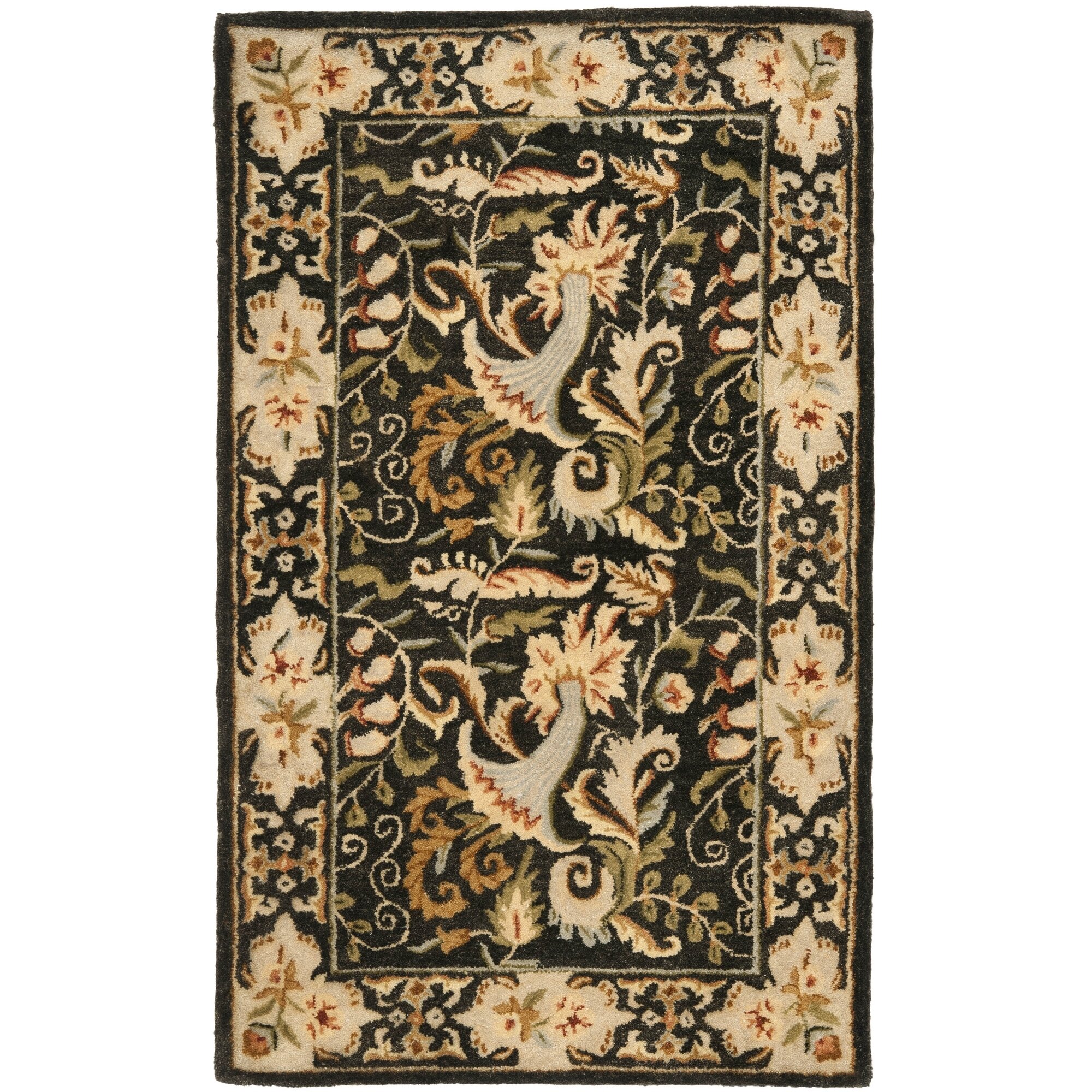 Safavieh Bergama Charcoal Area Rug | Wayfair